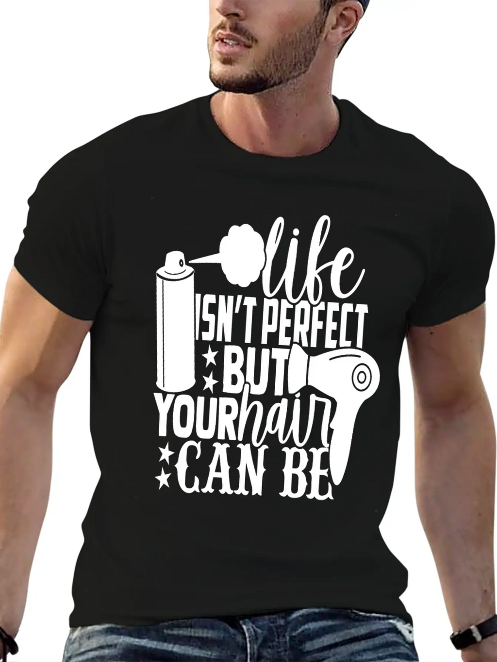 Hairdresser Accessories Unisex Casual T-Shirt – Clean Design For Daily Comfort