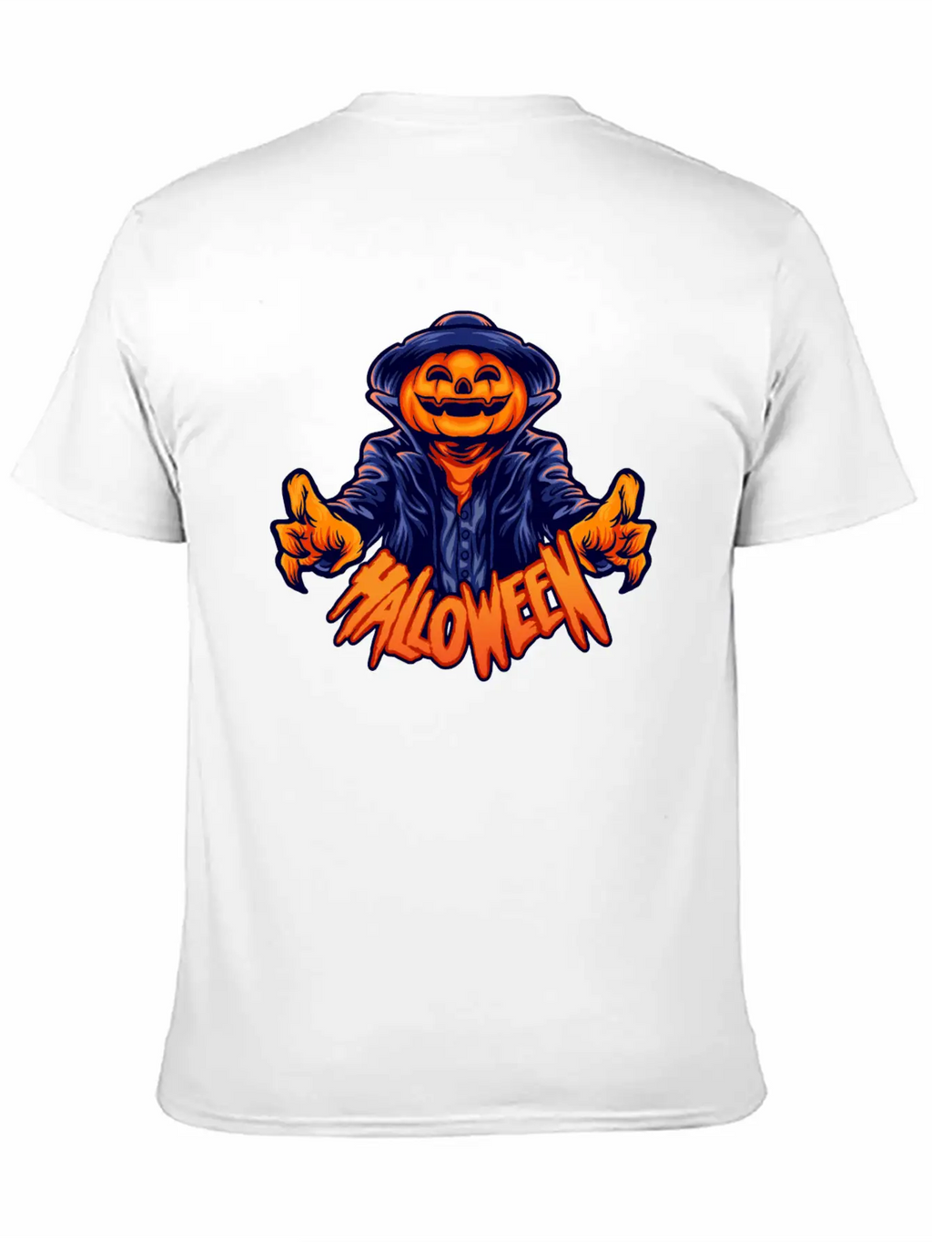 Halloween Character Jack O Lantern Unisex Casual T-Shirt – Clean Design For Daily Comfort