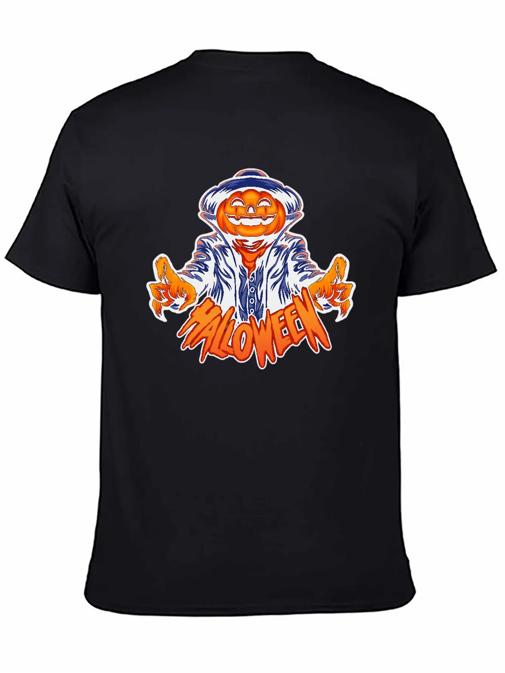 Halloween Character Jack O Lantern Unisex Casual T-Shirt – Clean Design For Daily Comfort
