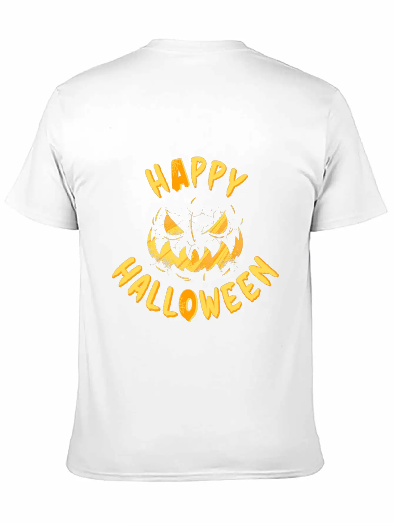 Halloween Happy Grimace Scary Horror Funny Pumpkin Unisex Casual T-Shirt – Clean Design For Daily Comfort