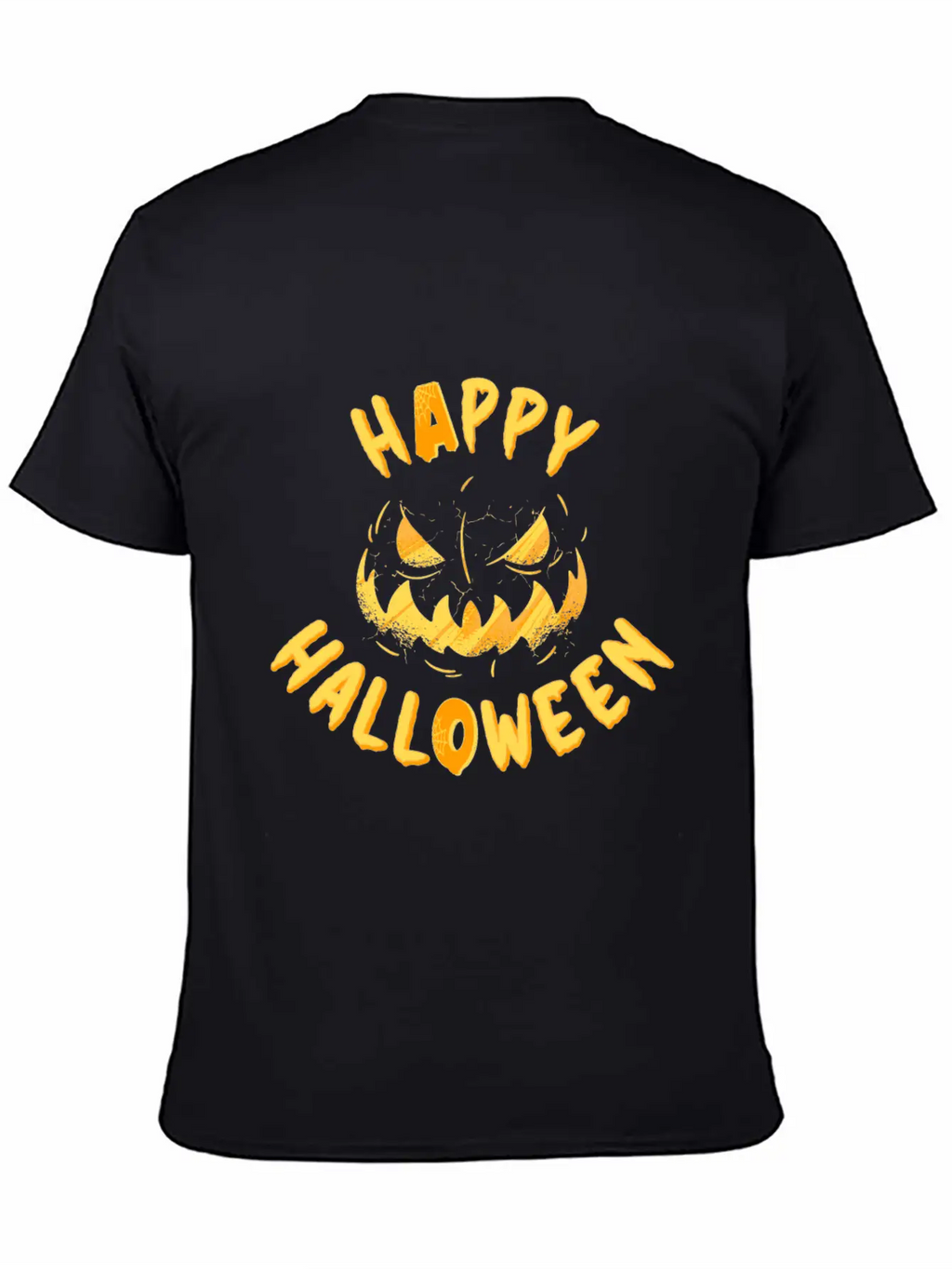 Halloween Happy Grimace Scary Horror Funny Pumpkin Unisex Casual T-Shirt – Clean Design For Daily Comfort