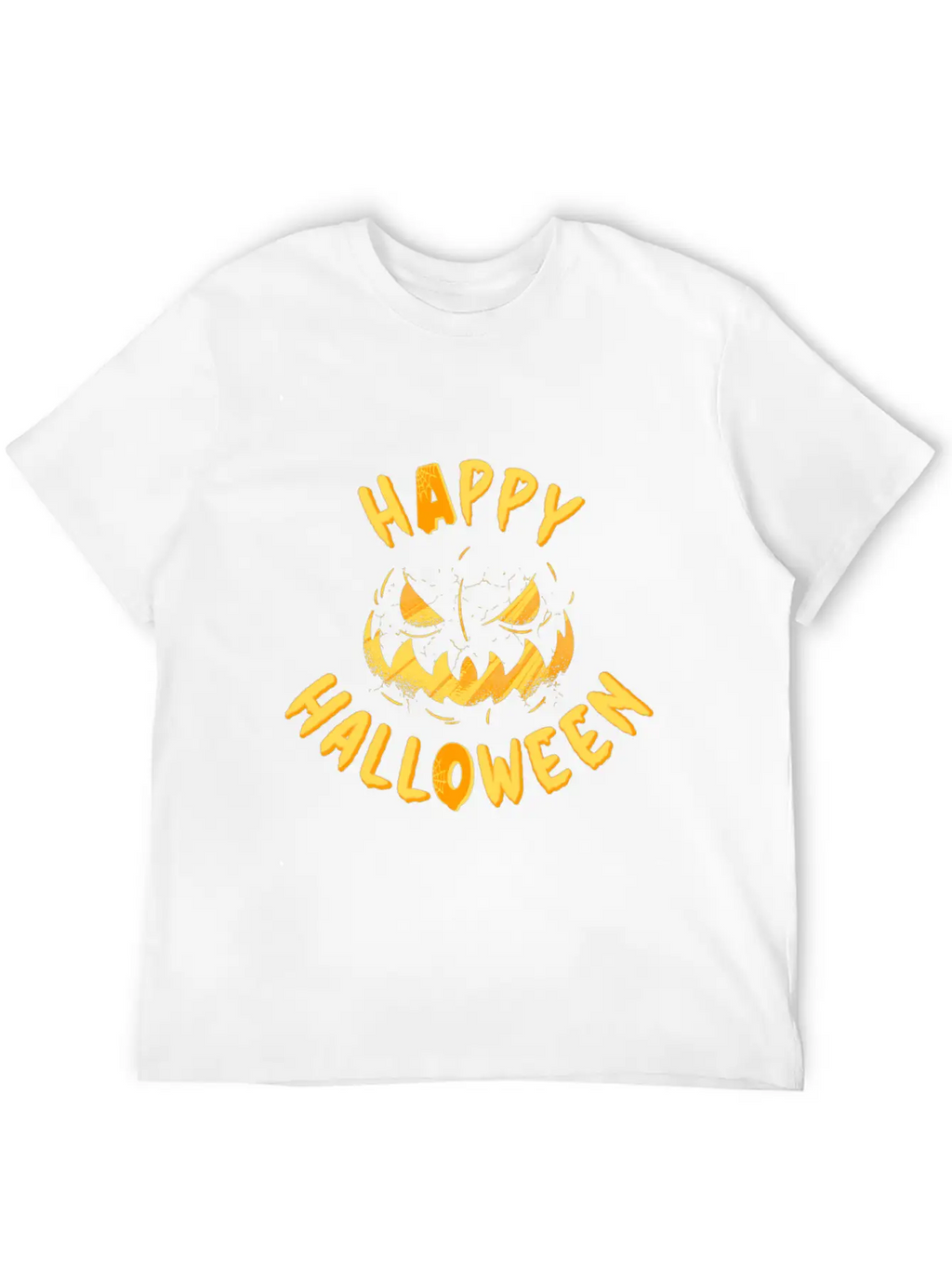 Halloween Happy Grimace Scary Horror Funny Pumpkin Unisex Casual T-Shirt – Clean Design For Daily Comfort