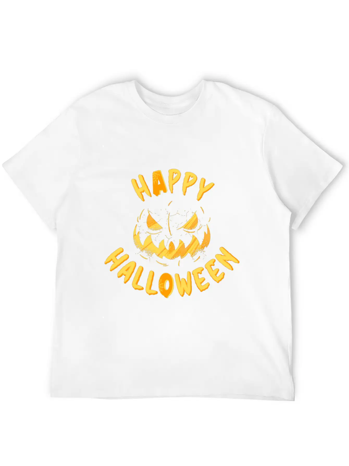 Halloween Happy Grimace Scary Horror Funny Pumpkin Unisex Casual T-Shirt – Clean Design For Daily Comfort