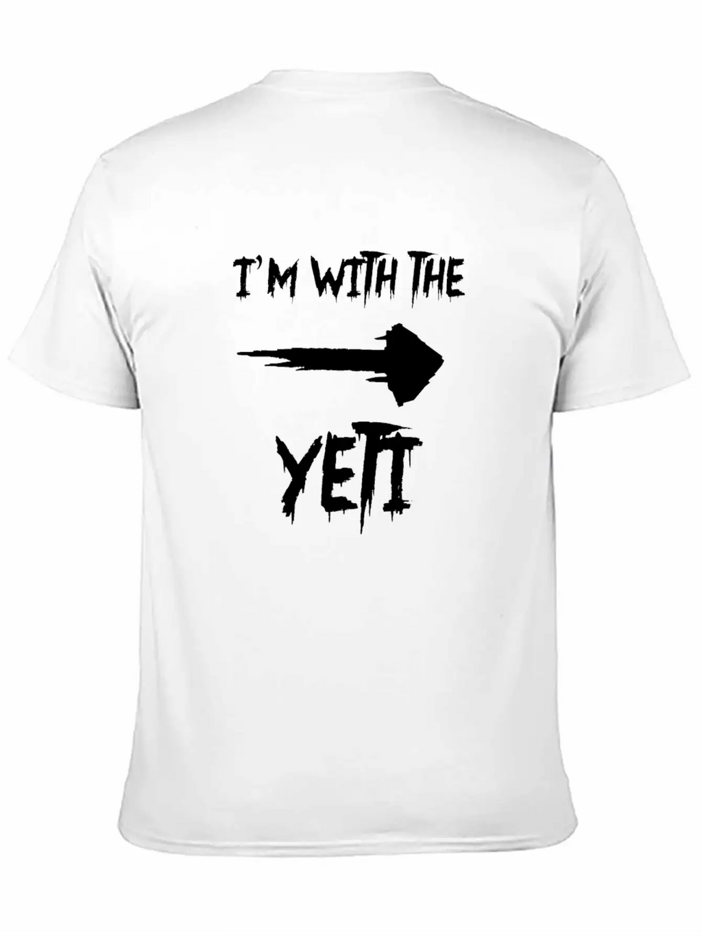 Halloween I'm With The Yeti Bigfoot Matching Part Classic Fit Graphic Tee For Daily Comfort – Unisex Cotton Shirt