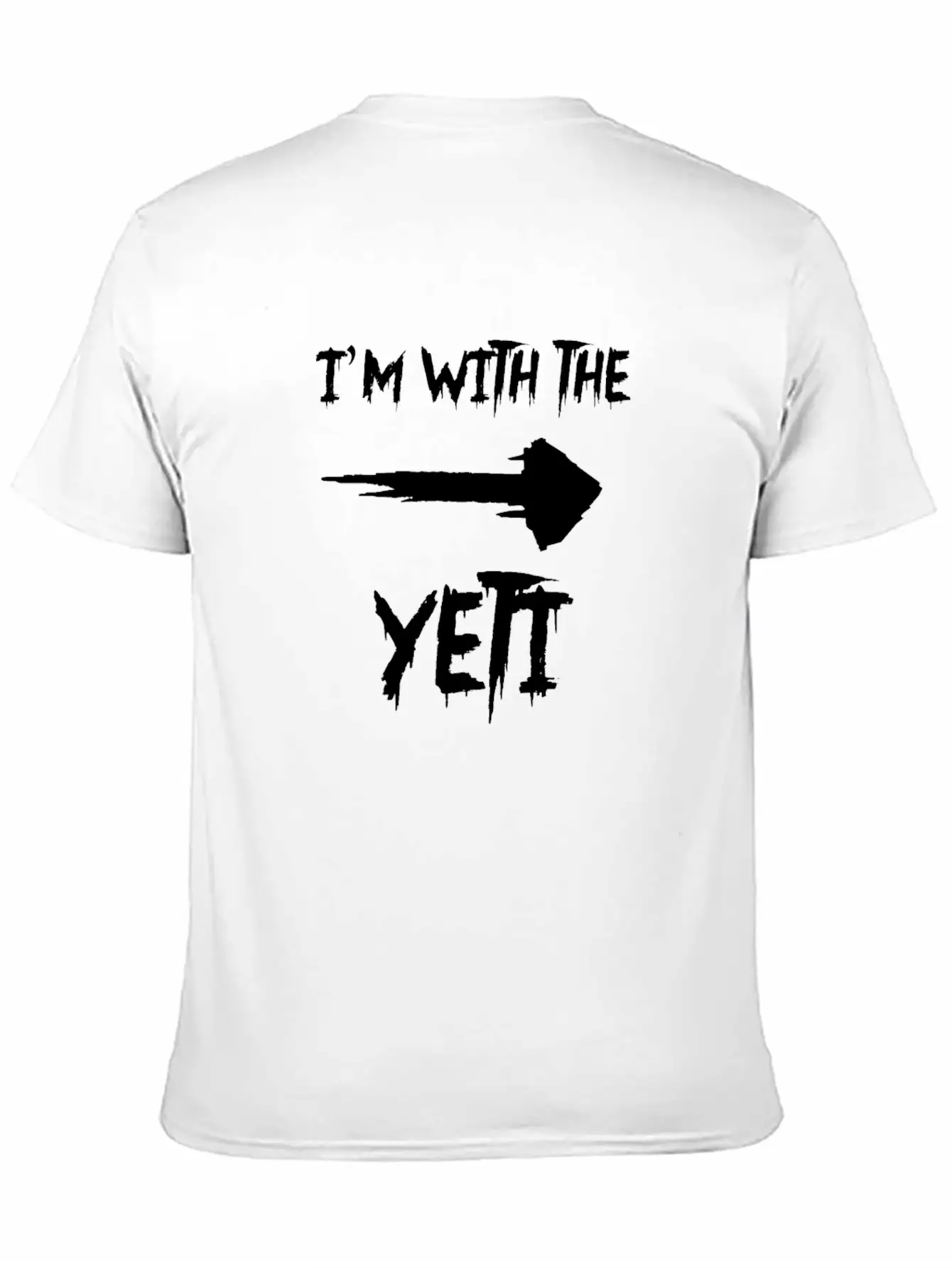 Halloween I'm With The Yeti Bigfoot Matching Part Classic Fit Graphic Tee For Daily Comfort – Unisex Cotton Shirt