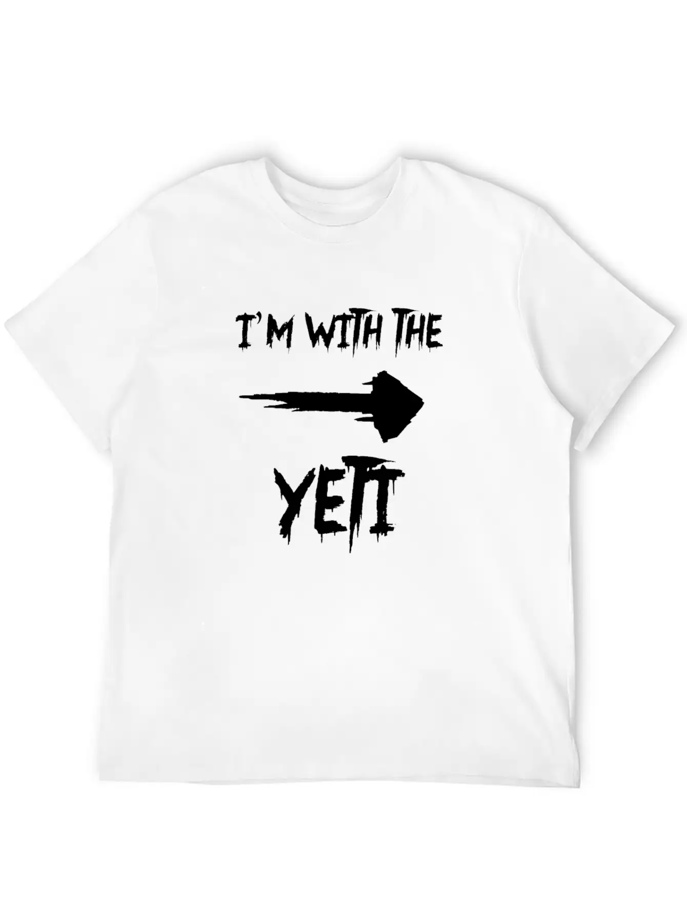 Halloween I'm With The Yeti Bigfoot Matching Part Classic Fit Graphic Tee For Daily Comfort – Unisex Cotton Shirt