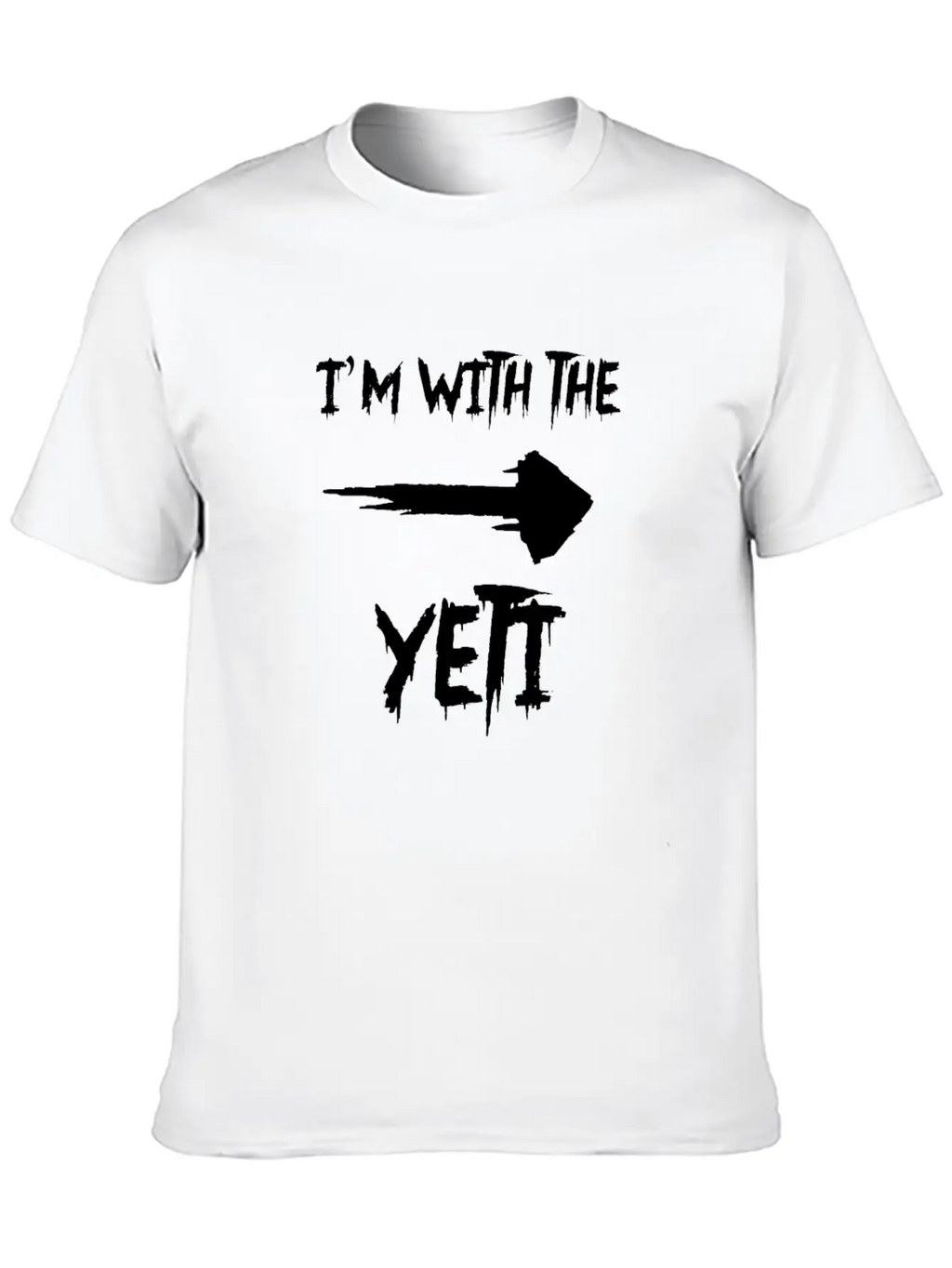 Halloween I'm With The Yeti Bigfoot Matching Part Classic Fit Graphic Tee For Daily Comfort – Unisex Cotton Shirt