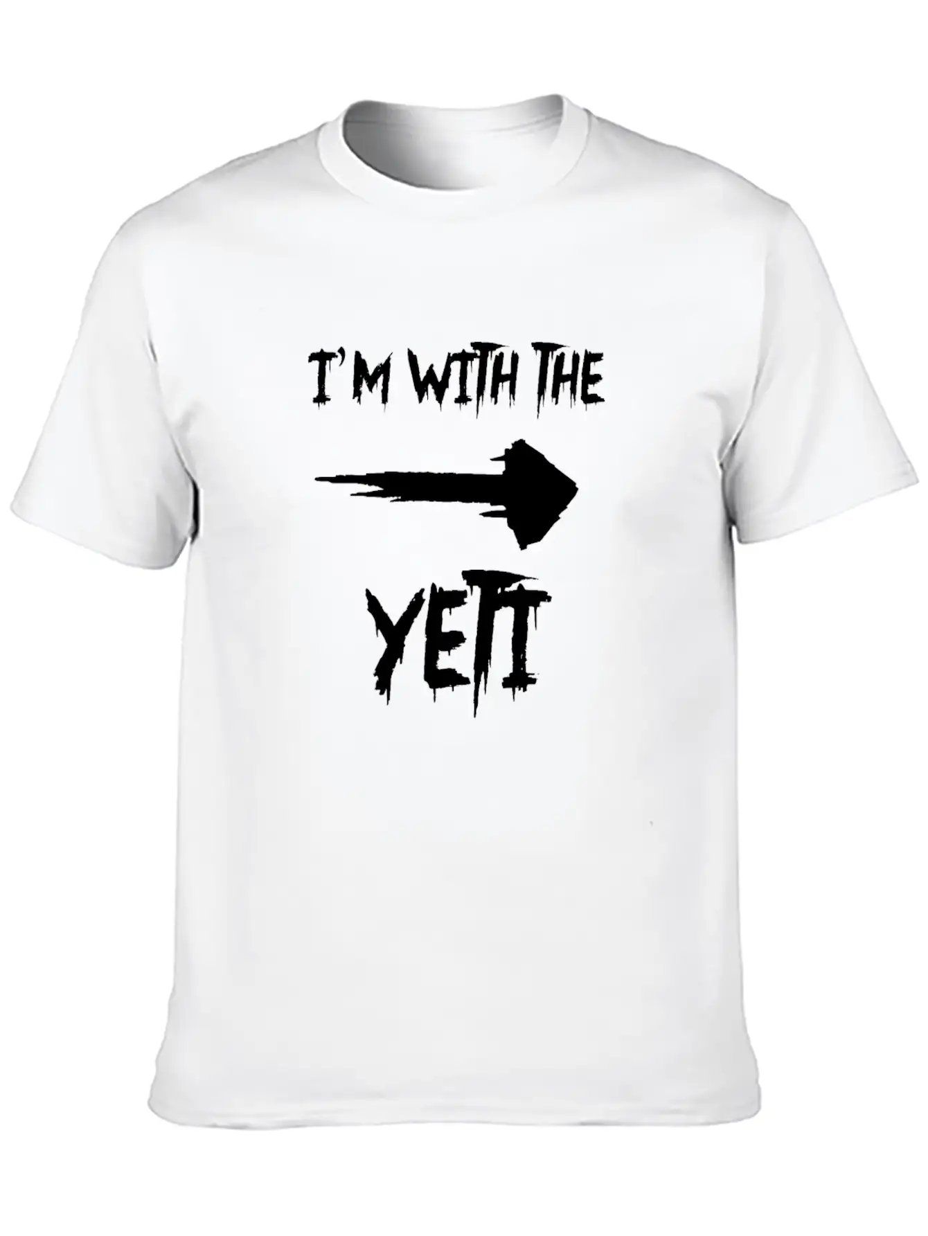 Halloween I'm With The Yeti Bigfoot Matching Part Classic Fit Graphic Tee For Daily Comfort – Unisex Cotton Shirt