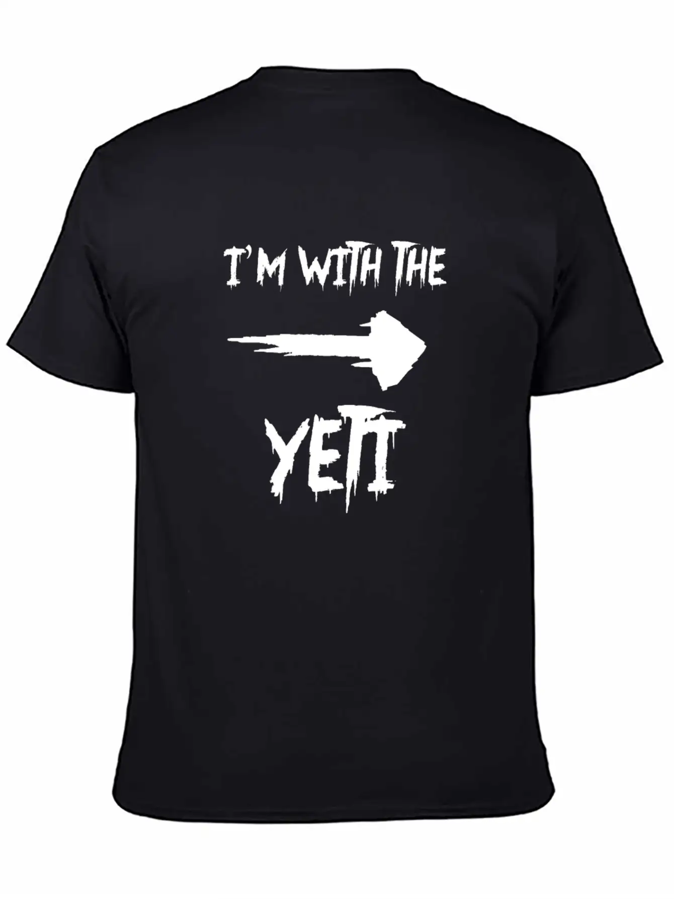 Halloween I'm With The Yeti Bigfoot Matching Part Classic Fit Graphic Tee For Daily Comfort – Unisex Cotton Shirt