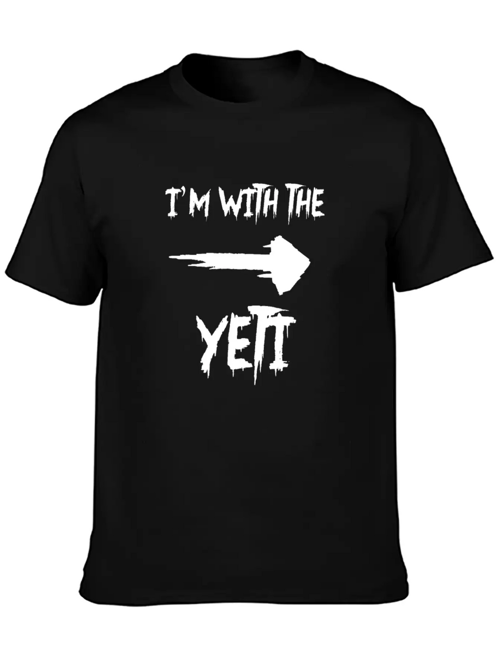 Halloween I'm With The Yeti Bigfoot Matching Part Classic Fit Graphic Tee For Daily Comfort – Unisex Cotton Shirt