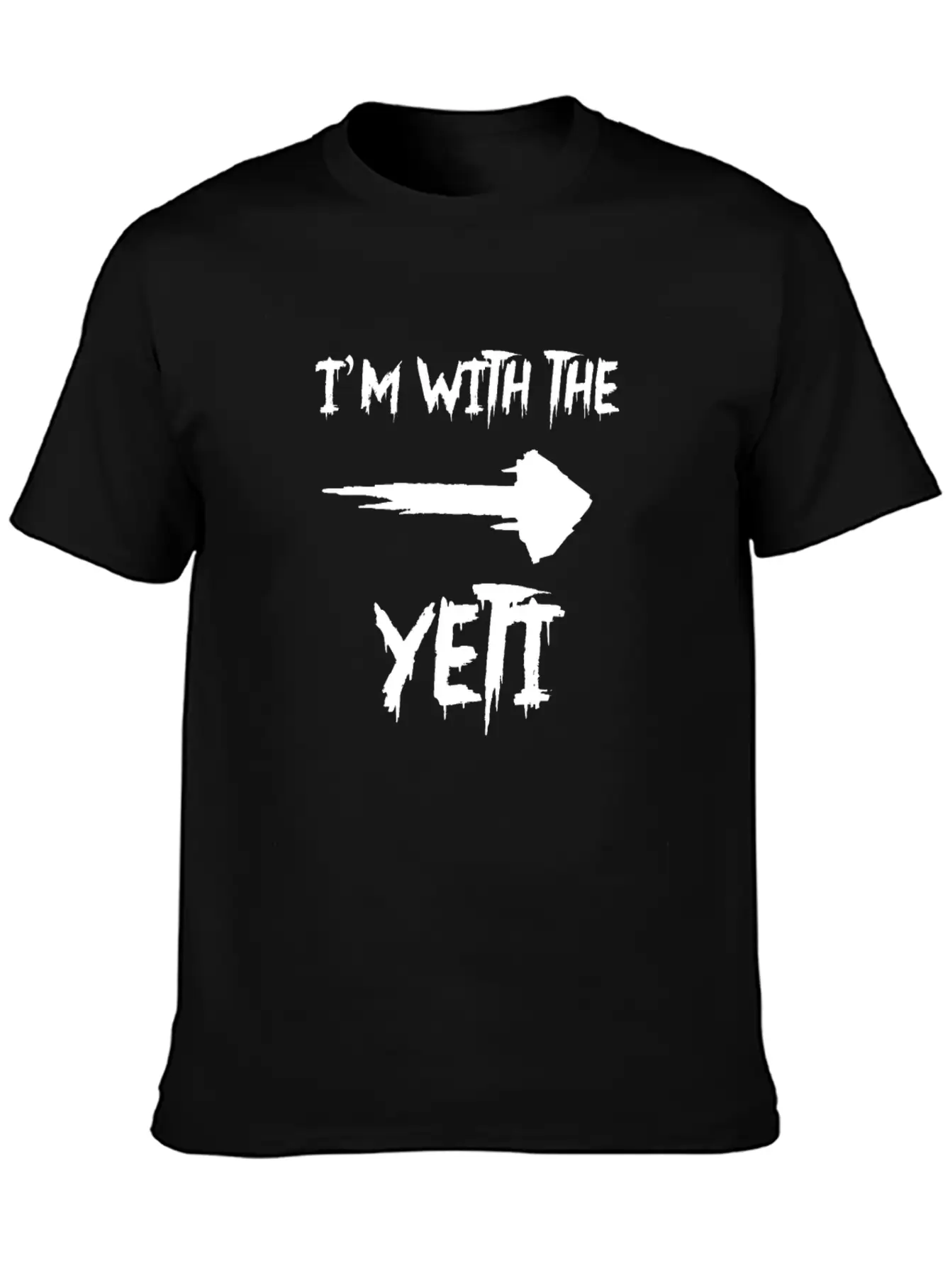Halloween I'm With The Yeti Bigfoot Matching Part Classic Fit Graphic Tee For Daily Comfort – Unisex Cotton Shirt
