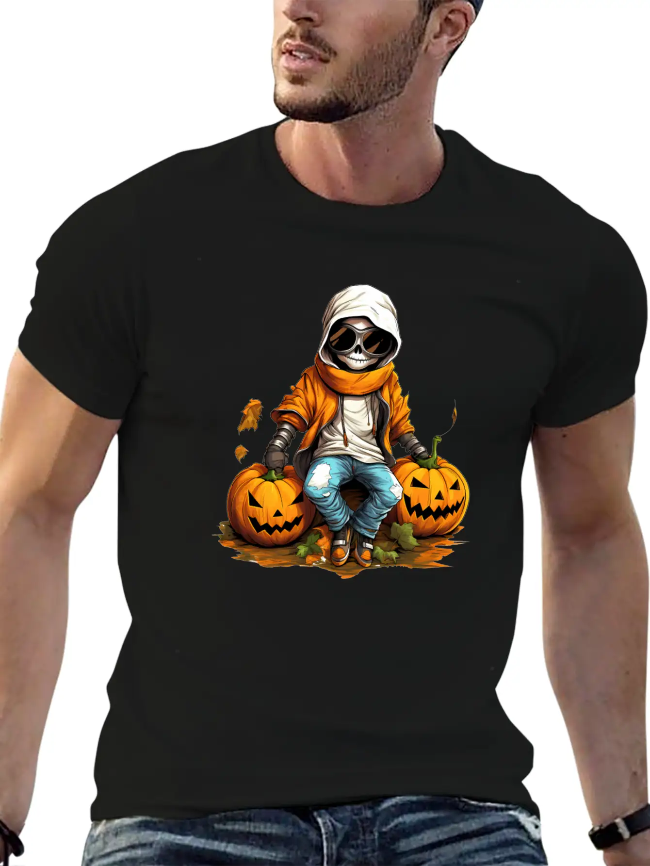 Halloween Nightmares Unisex Casual T-Shirt – Clean Design For Daily Comfort