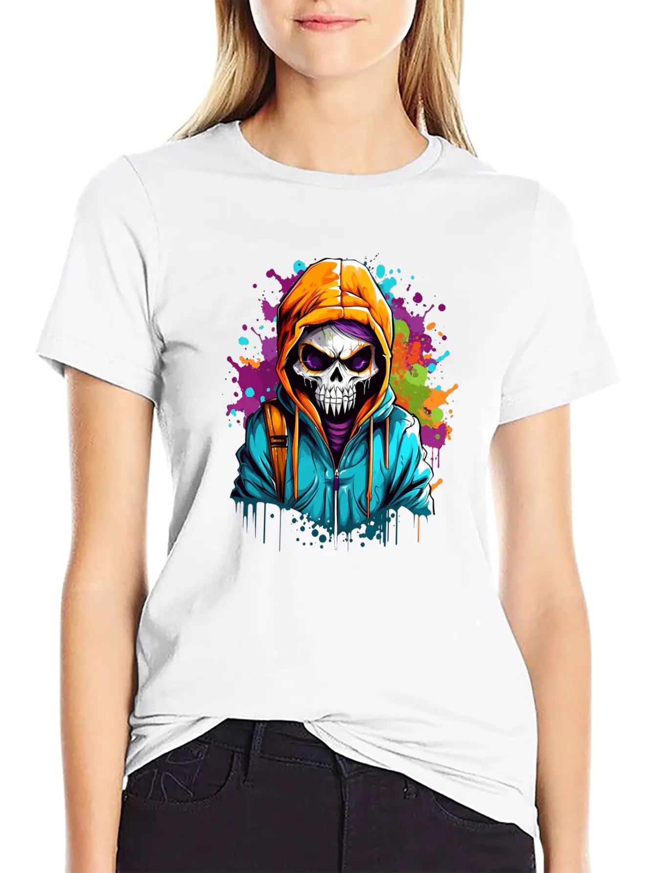 Halloween Nightmares Unisex Short Sleeve Soft Cotton T-Shirt – Casual Everyday Wear