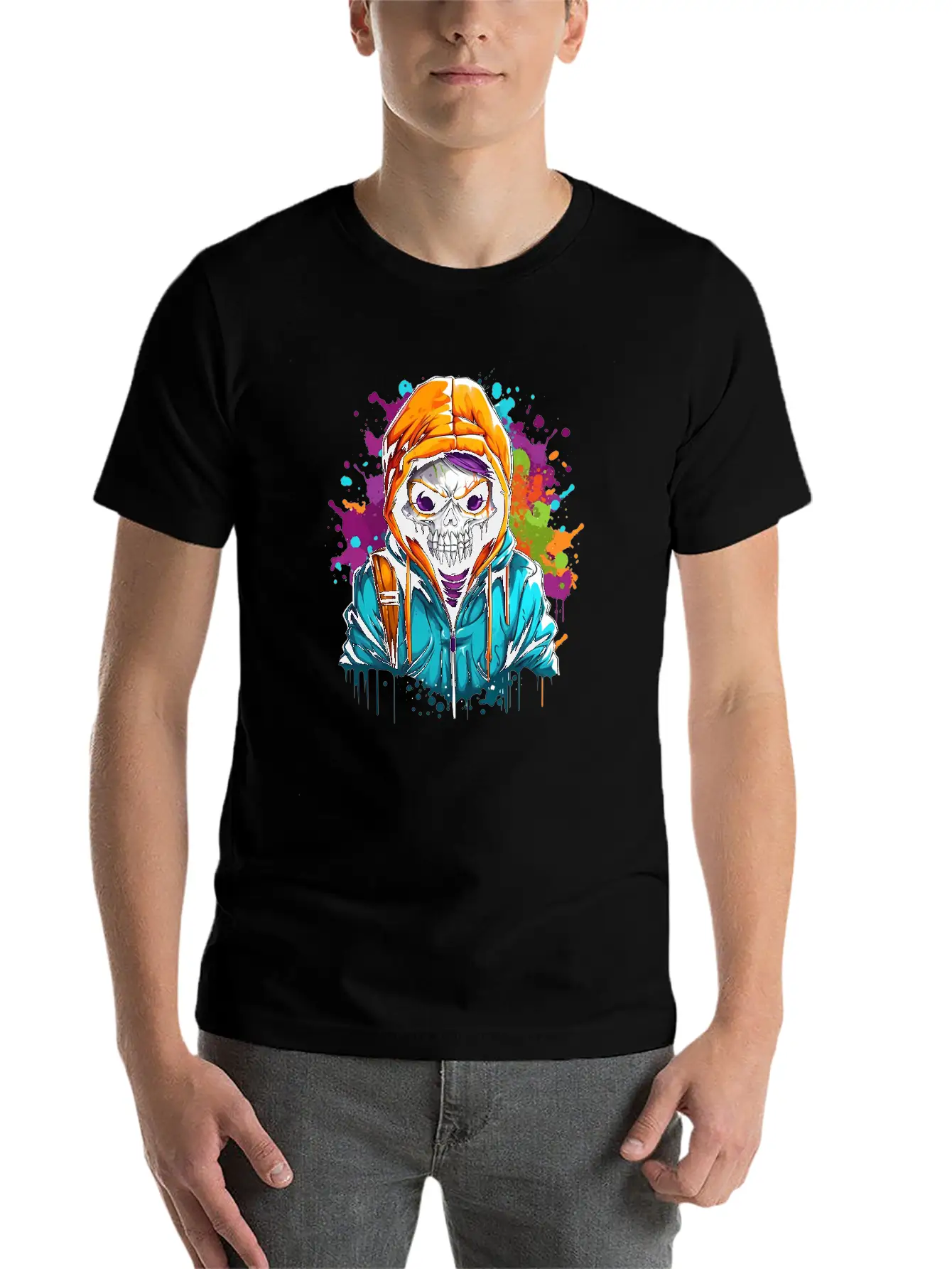 Halloween Nightmares Unisex Short Sleeve Soft Cotton T-Shirt – Casual Everyday Wear