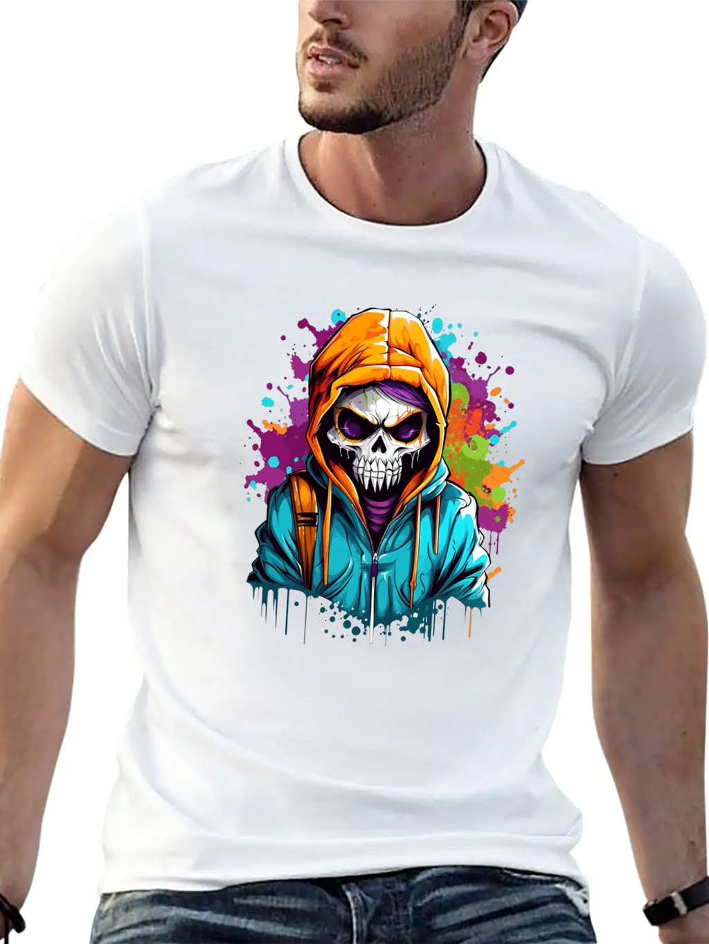 Halloween Nightmares Unisex Short Sleeve Soft Cotton T-Shirt – Casual Everyday Wear