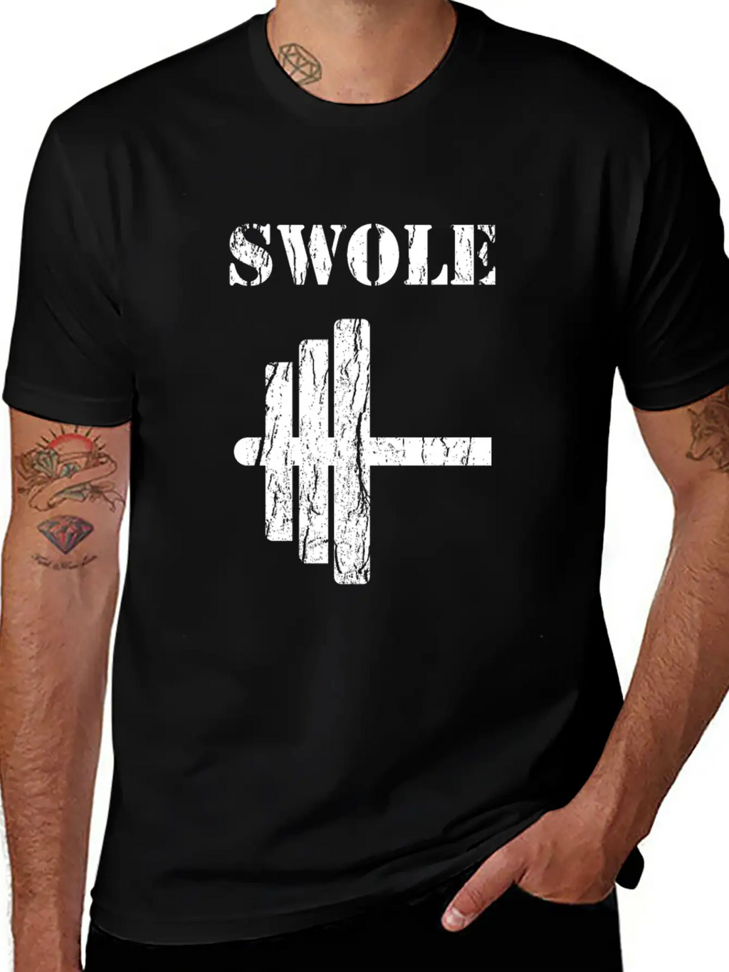 Halloween Swole Mates Funny Couple Matching Gift Unisex Short Sleeve Soft Cotton T-Shirt – Casual Everyday Wear