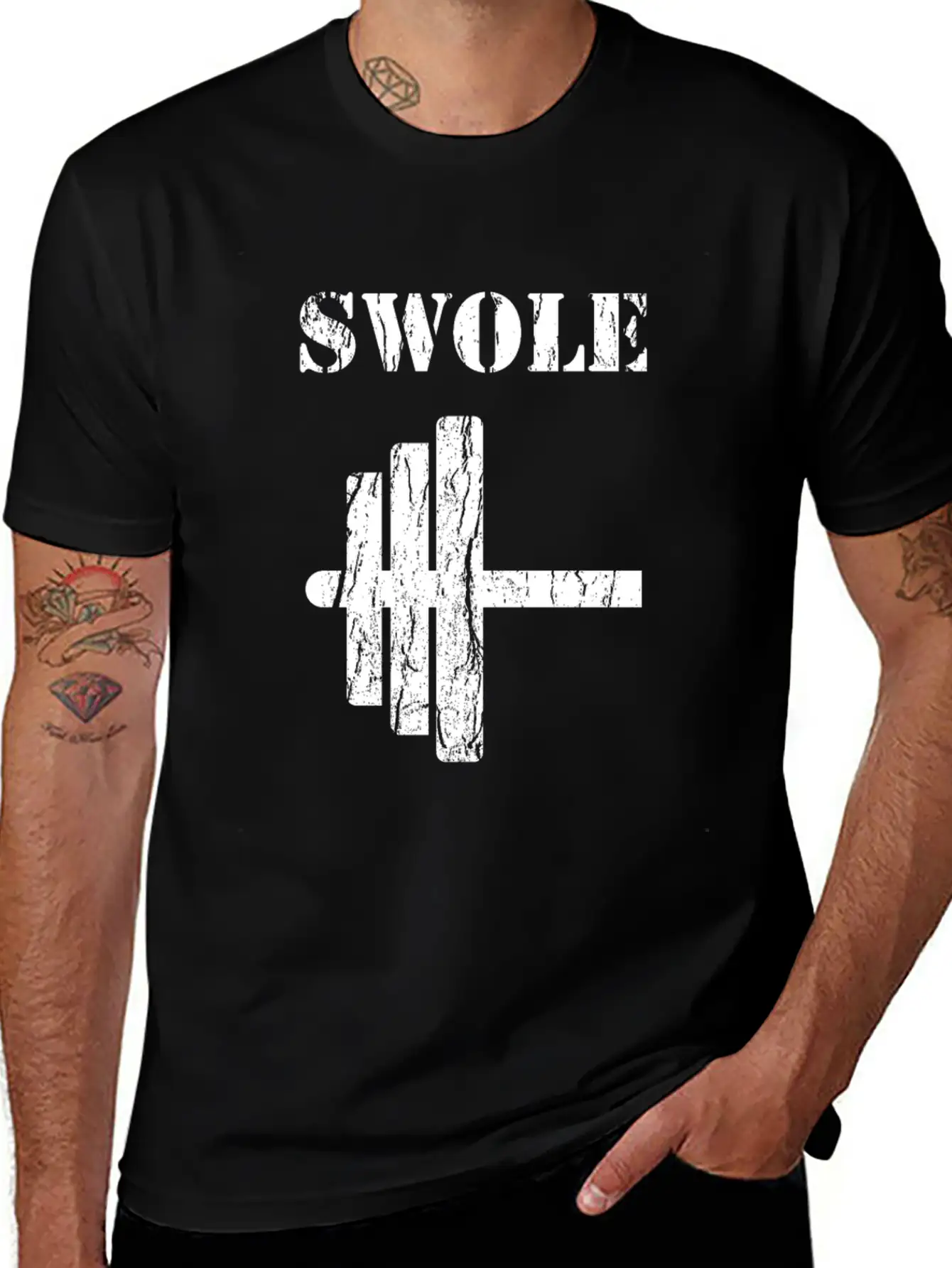Halloween Swole Mates Funny Couple Matching Gift Unisex Short Sleeve Soft Cotton T-Shirt – Casual Everyday Wear