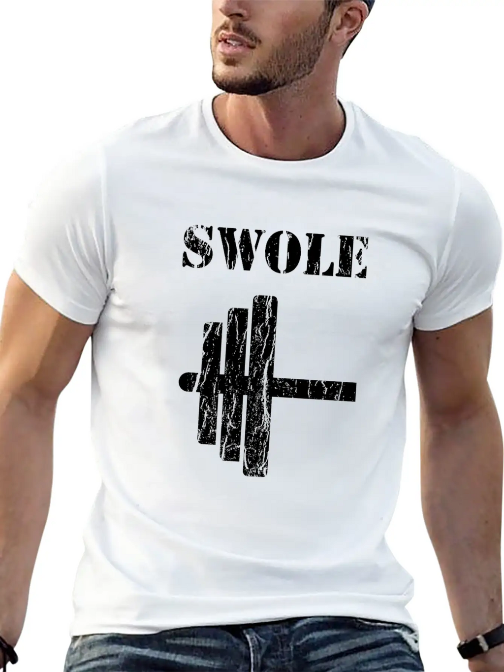 Halloween Swole Mates Funny Couple Matching Gift Unisex Short Sleeve Soft Cotton T-Shirt – Casual Everyday Wear