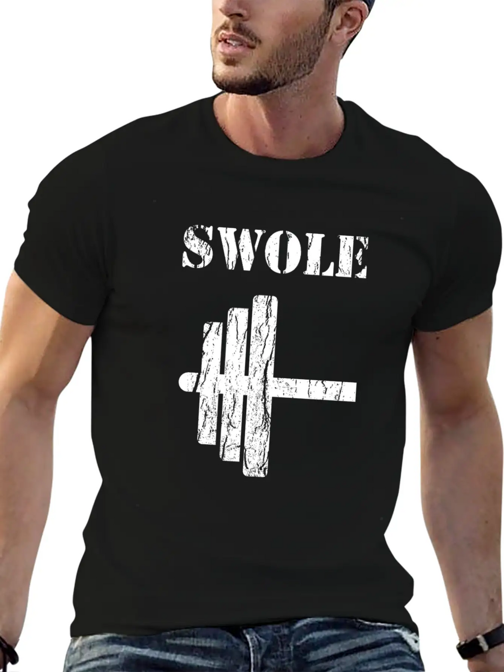 Halloween Swole Mates Funny Couple Matching Gift Unisex Short Sleeve Soft Cotton T-Shirt – Casual Everyday Wear