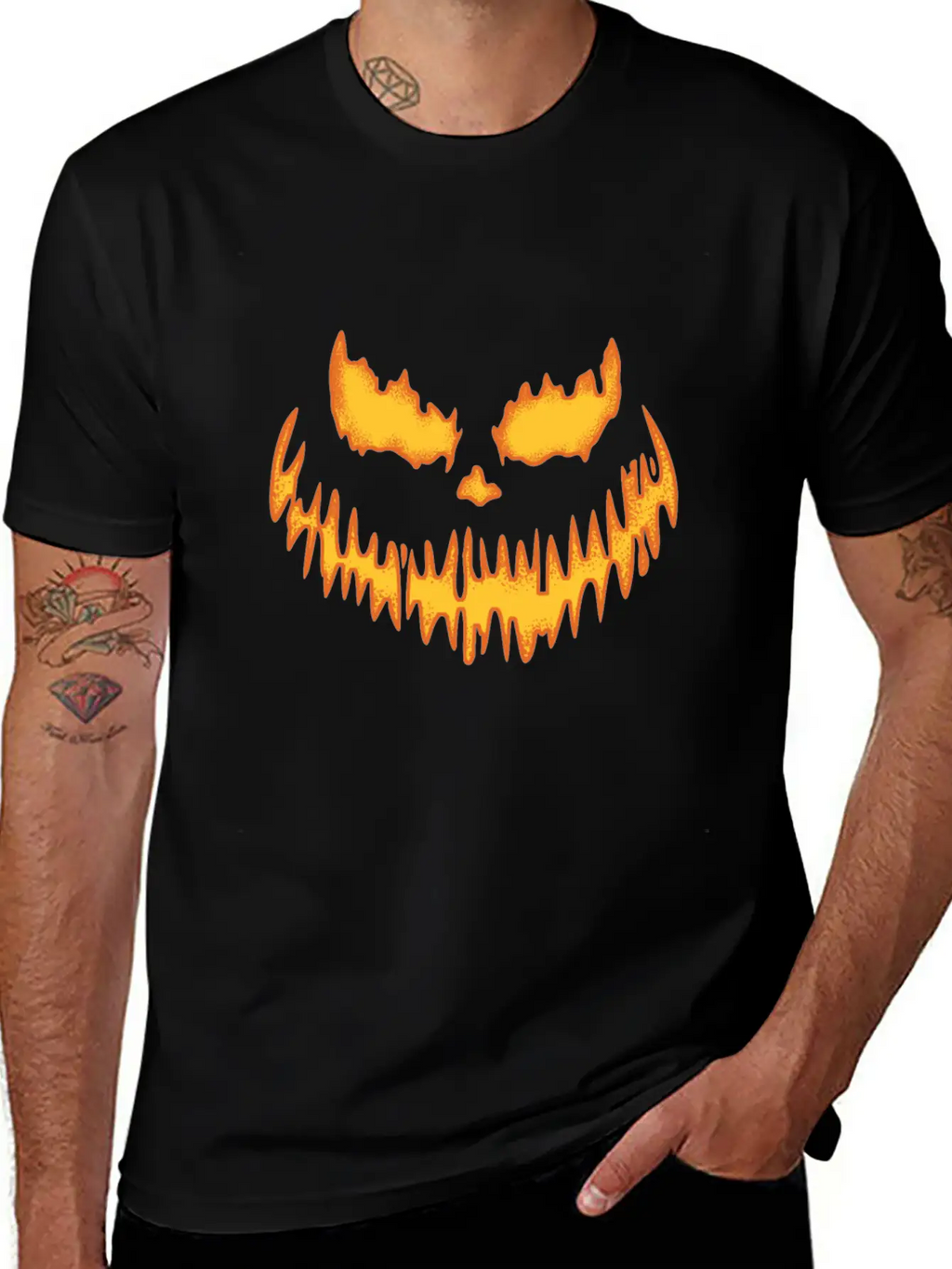 Halloween Unisex Short Sleeve Soft Cotton T-Shirt – Casual Everyday Wear