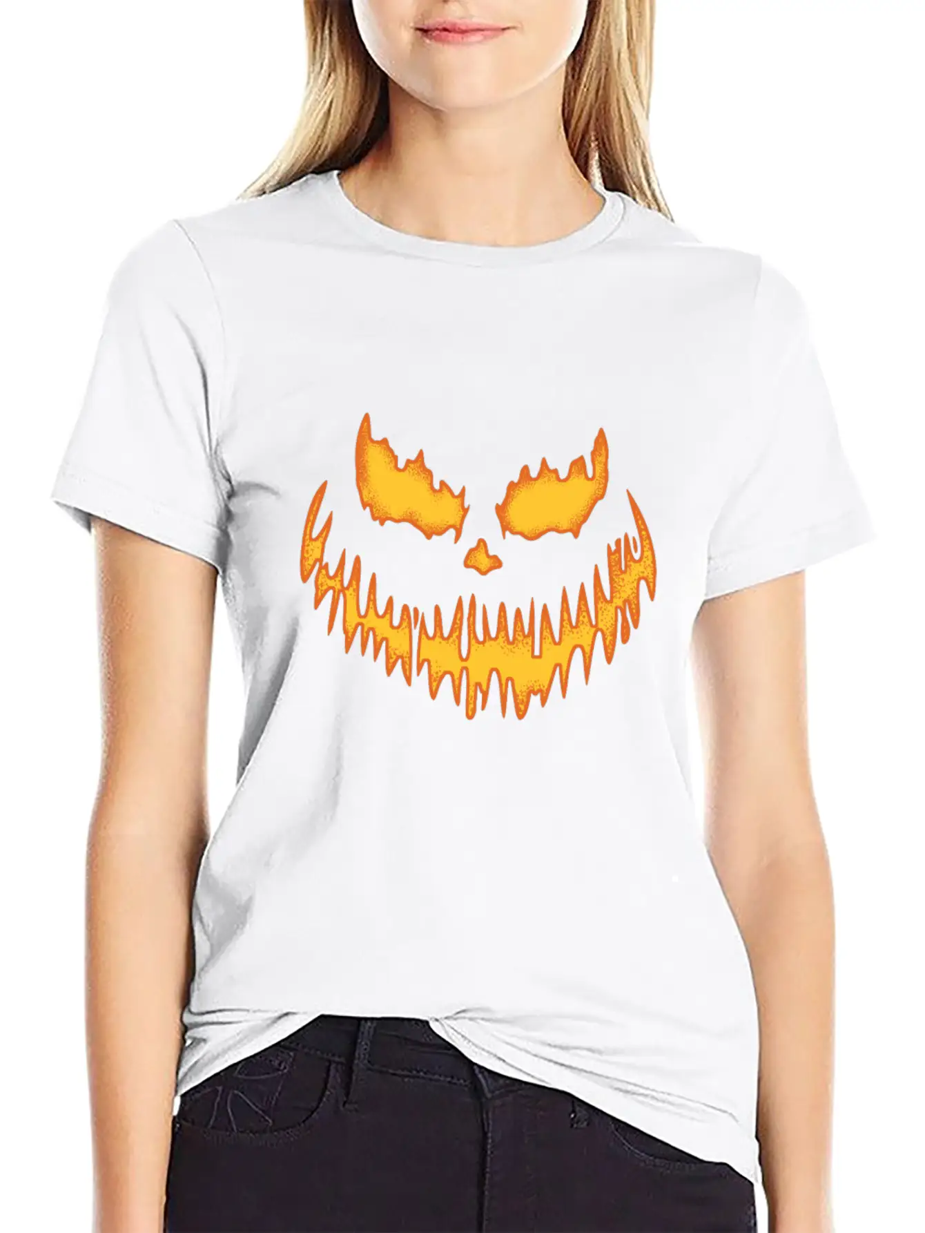 Halloween Unisex Short Sleeve Soft Cotton T-Shirt – Casual Everyday Wear