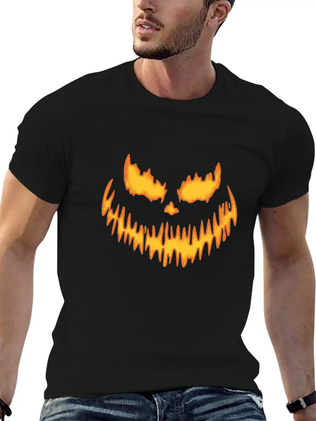 Halloween Unisex Short Sleeve Soft Cotton T-Shirt – Casual Everyday Wear