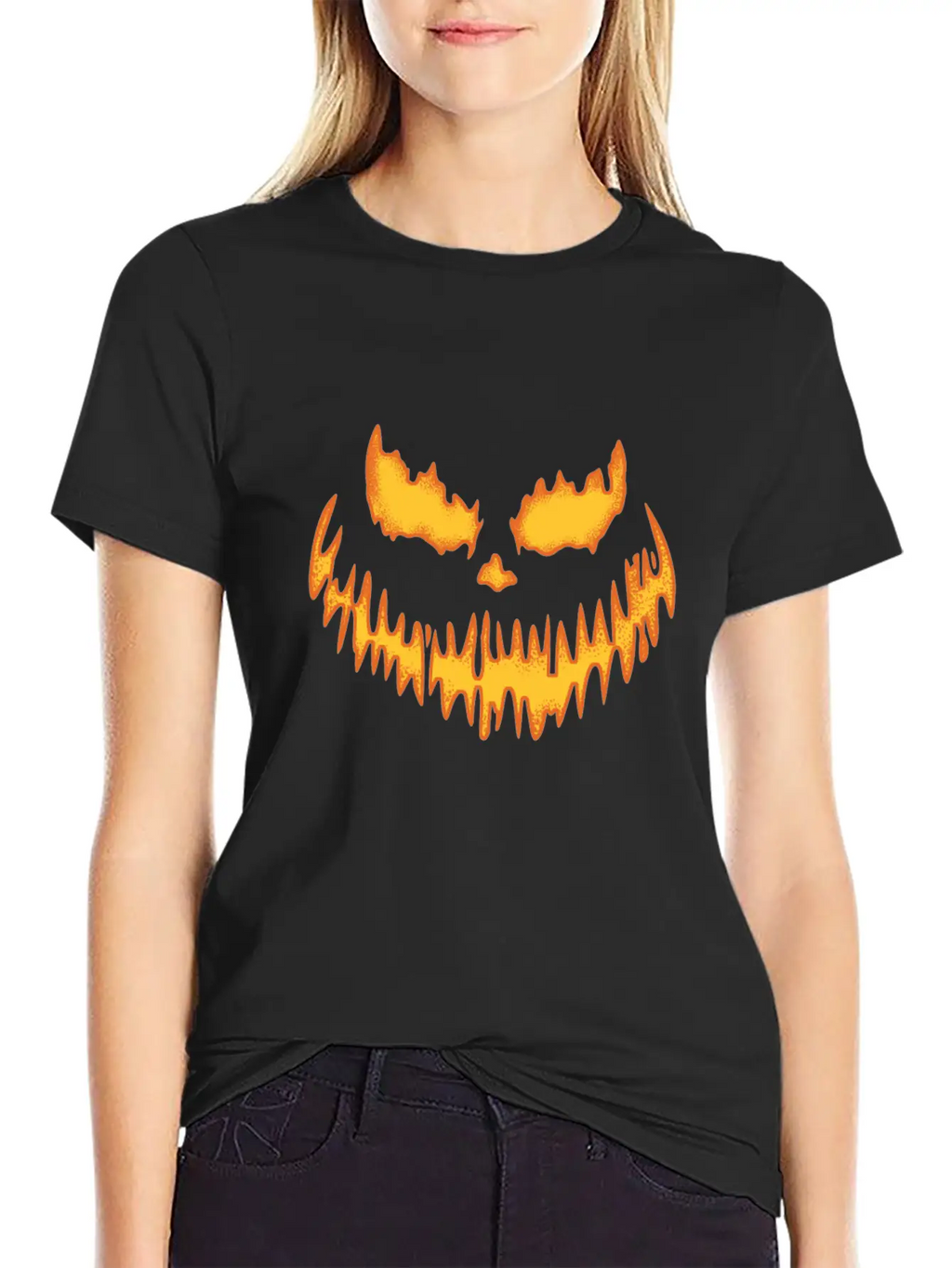 Halloween Unisex Short Sleeve Soft Cotton T-Shirt – Casual Everyday Wear