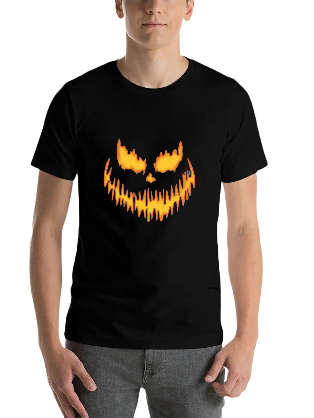 Halloween Unisex Short Sleeve Soft Cotton T-Shirt – Casual Everyday Wear