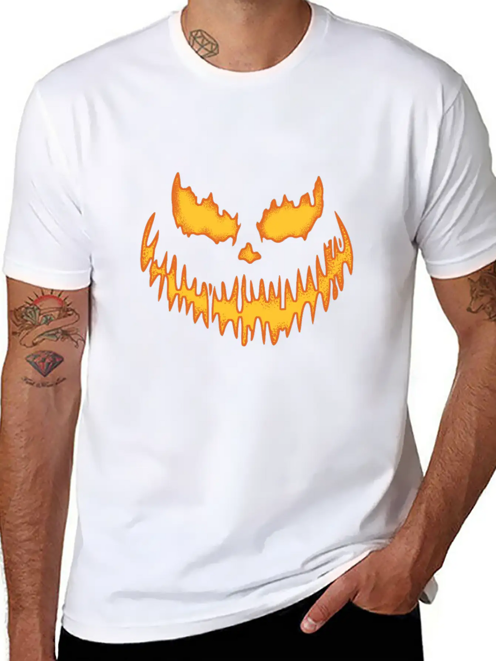 Halloween Unisex Short Sleeve Soft Cotton T-Shirt – Casual Everyday Wear