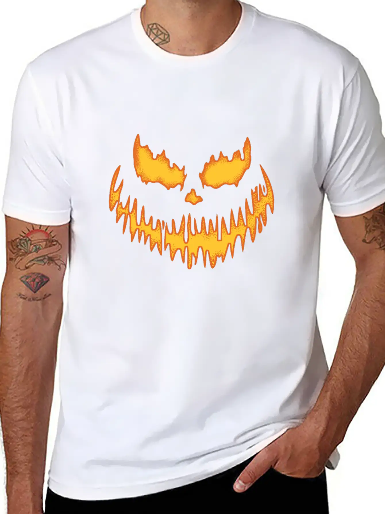 Halloween Unisex Short Sleeve Soft Cotton T-Shirt – Casual Everyday Wear