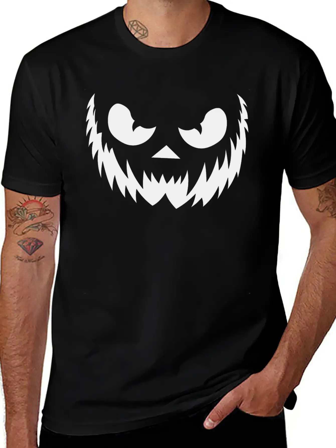 HalloweenV2 Unisex Short Sleeve Soft Cotton T-Shirt – Casual Everyday Wear