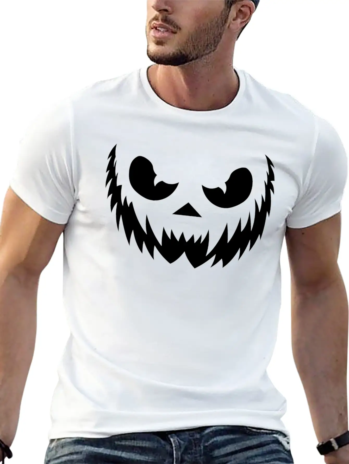 HalloweenV2 Unisex Short Sleeve Soft Cotton T-Shirt – Casual Everyday Wear