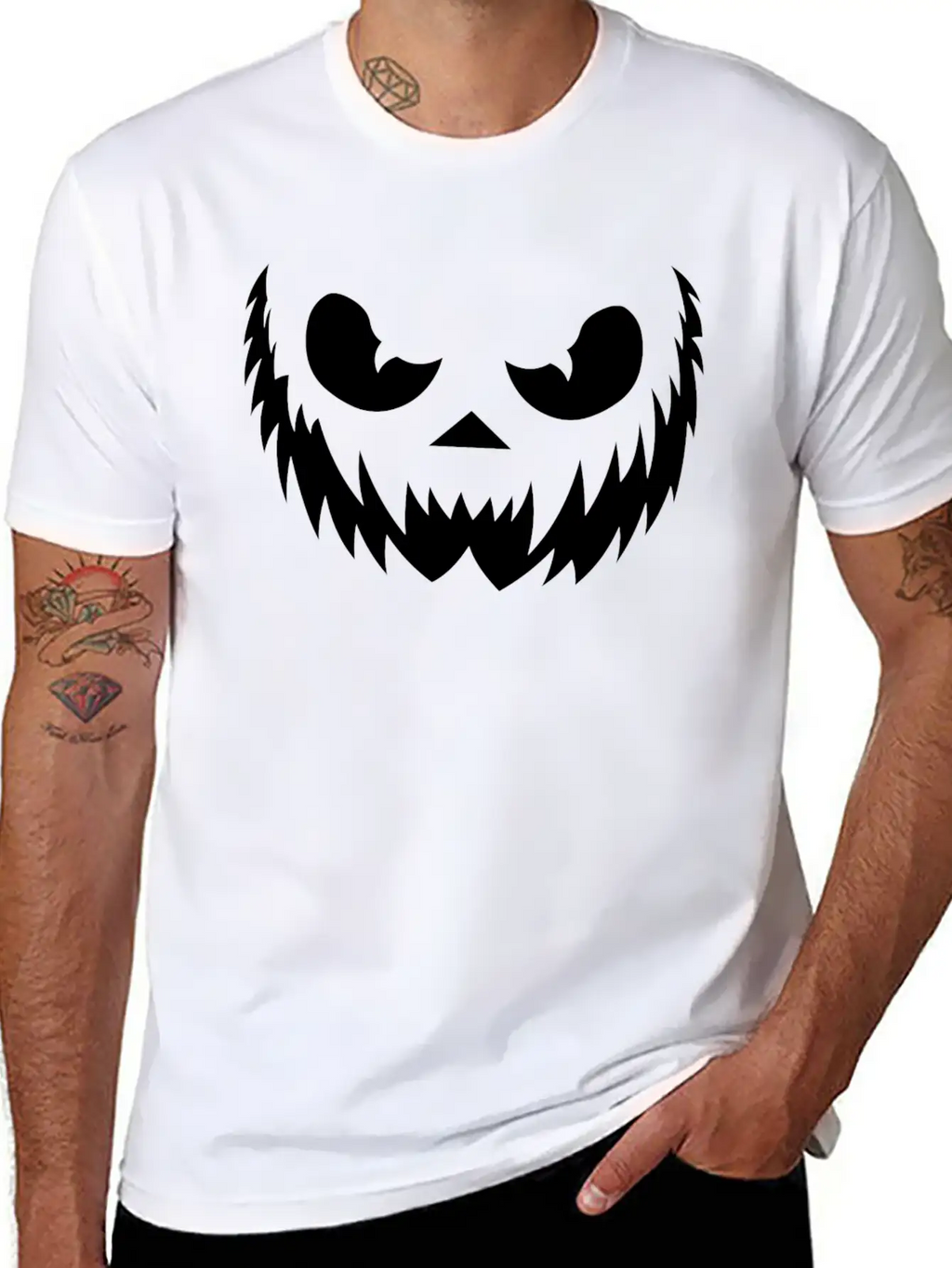HalloweenV2 Unisex Short Sleeve Soft Cotton T-Shirt – Casual Everyday Wear
