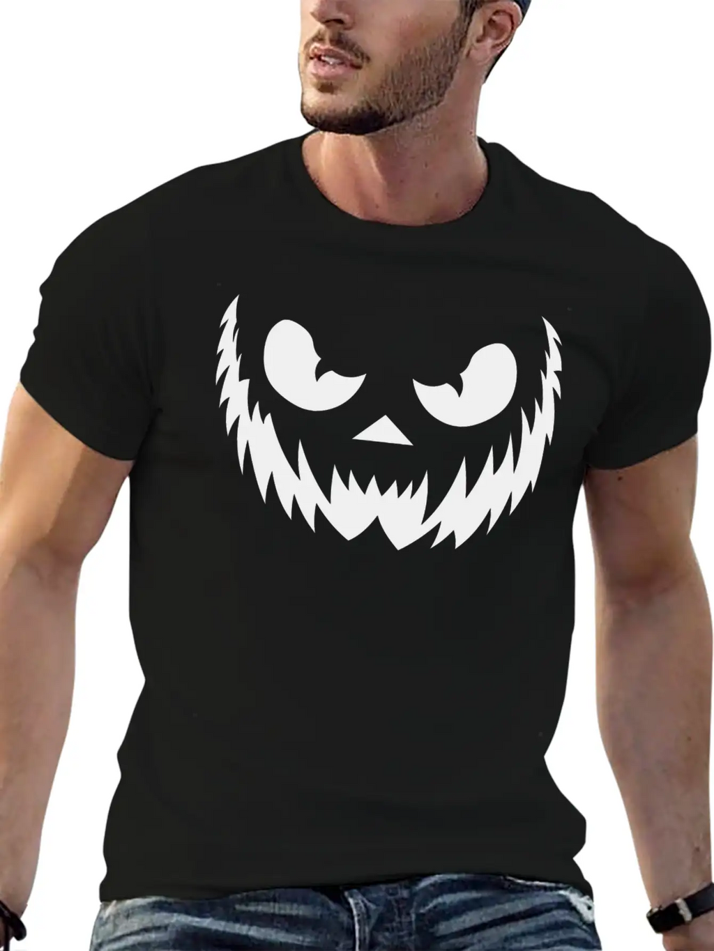 HalloweenV2 Unisex Short Sleeve Soft Cotton T-Shirt – Casual Everyday Wear
