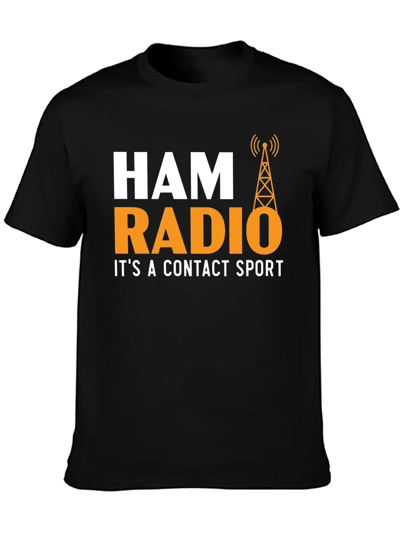 Ham Radio It's A Contact Sport Operator Ham Radio Breathable Graphic T-Shirt – Perfect For Casual Days