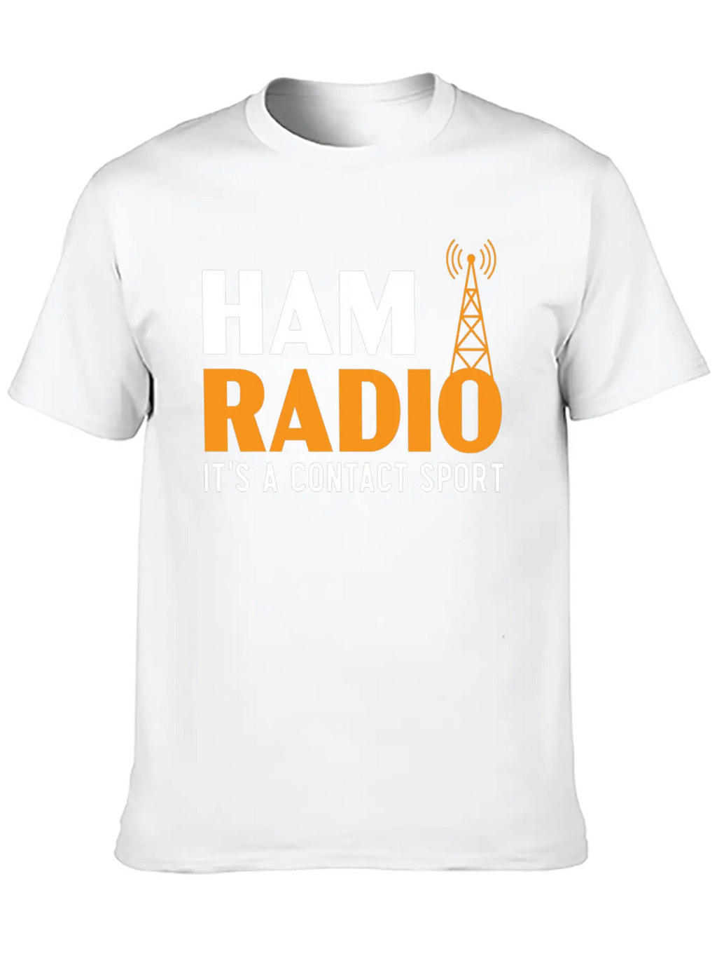 Ham Radio It's A Contact Sport Operator Ham Radio Breathable Graphic T-Shirt – Perfect For Casual Days