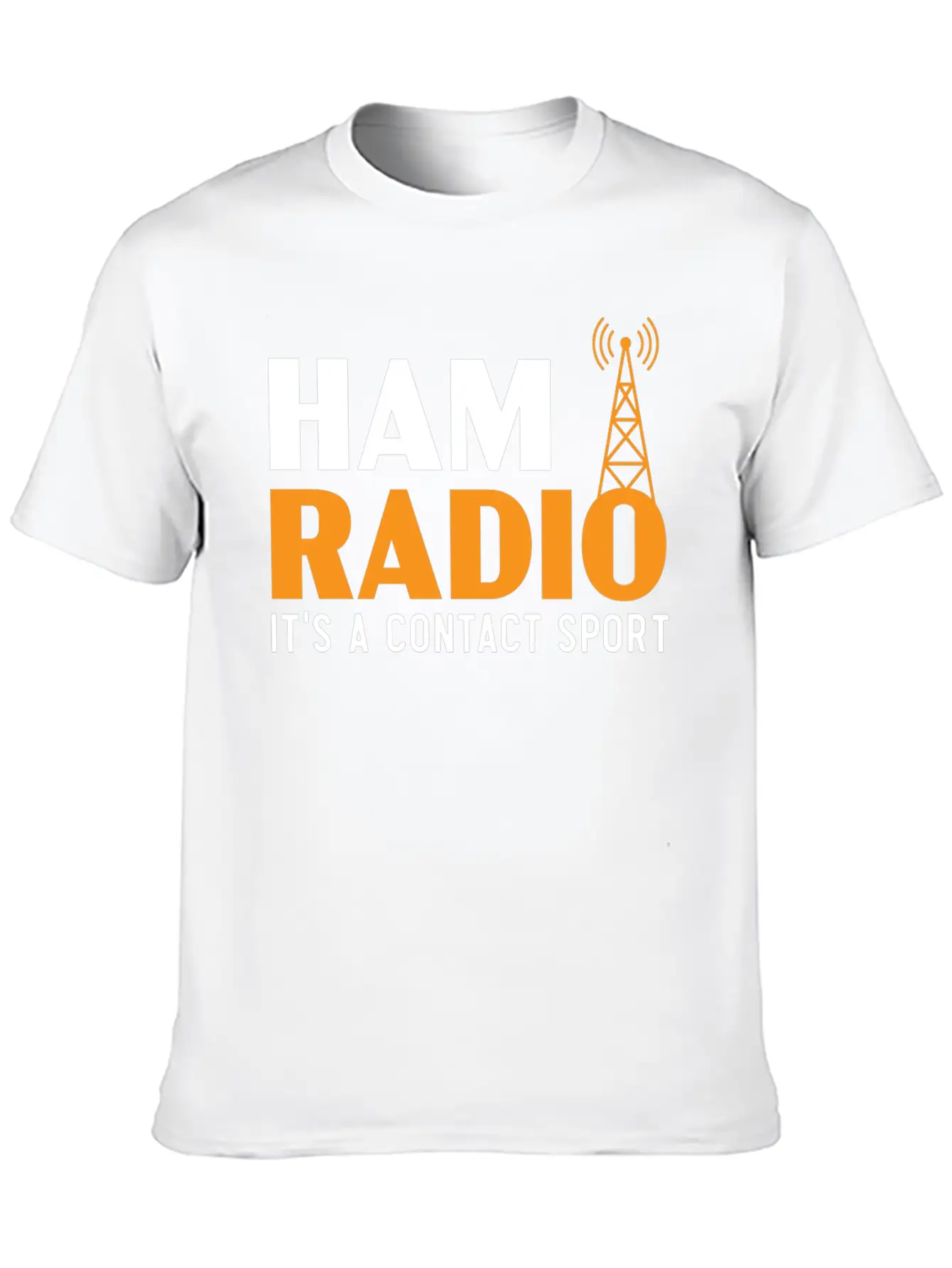 Ham Radio It's A Contact Sport Operator Ham Radio Breathable Graphic T-Shirt – Perfect For Casual Days