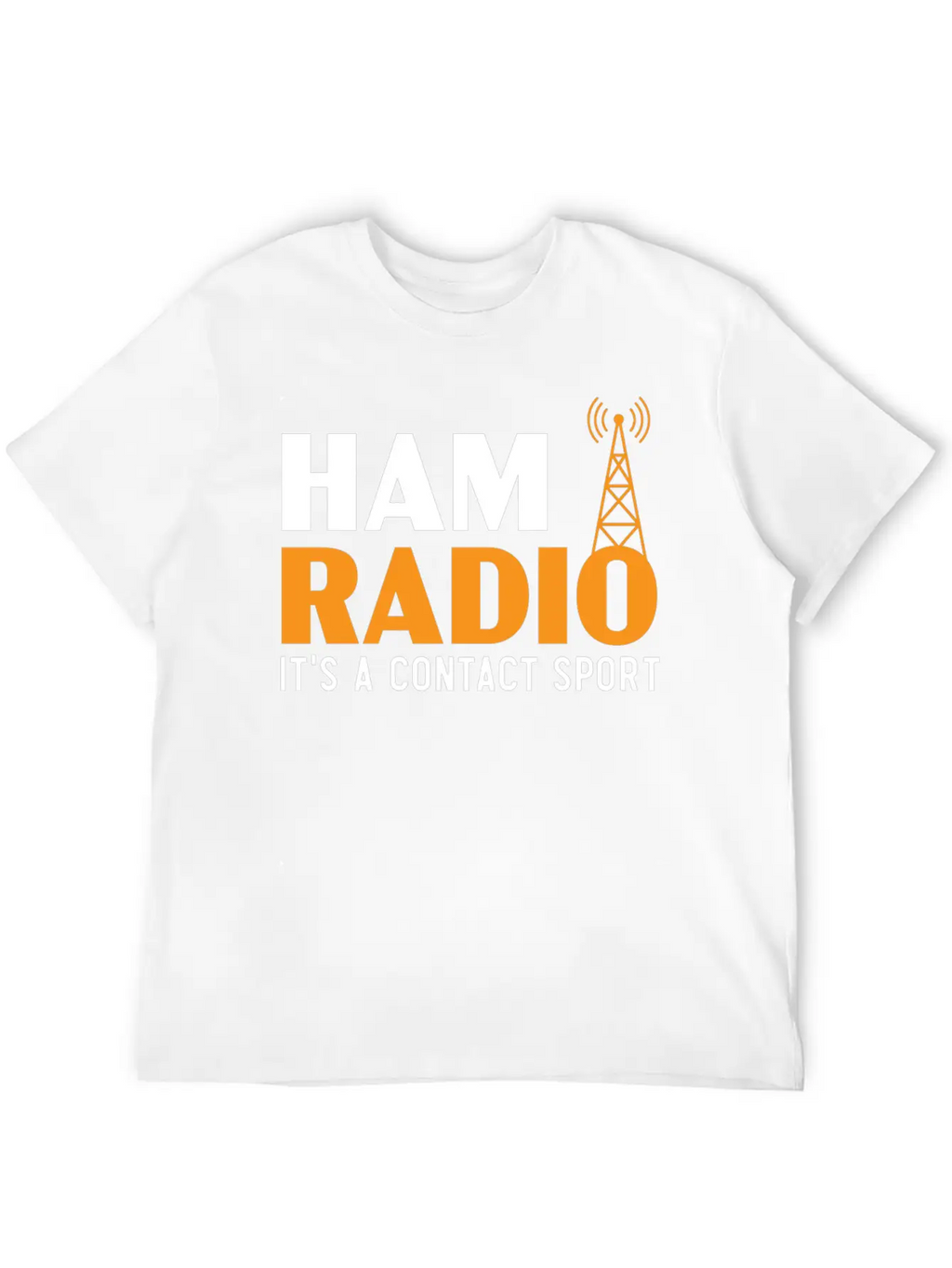 Ham Radio It's A Contact Sport Operator Ham Radio Breathable Graphic T-Shirt – Perfect For Casual Days