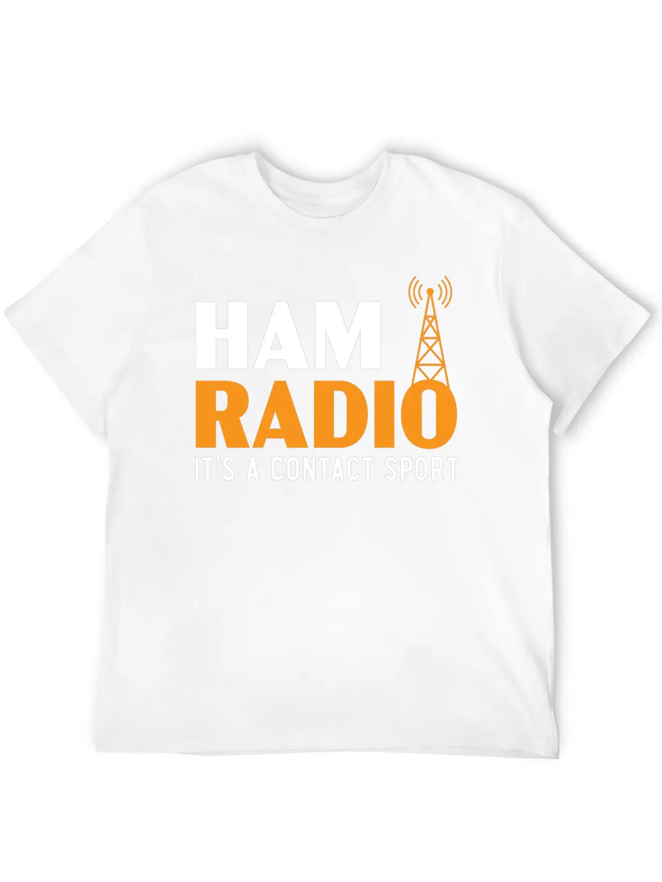 Ham Radio It's A Contact Sport Operator Ham Radio Breathable Graphic T-Shirt – Perfect For Casual Days