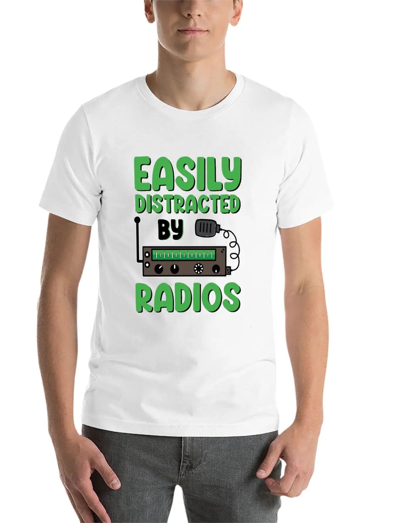 Ham Radio Operator Amateur Radio Morse CB Ham Unisex Casual T-Shirt – Clean Design For Daily Comfort