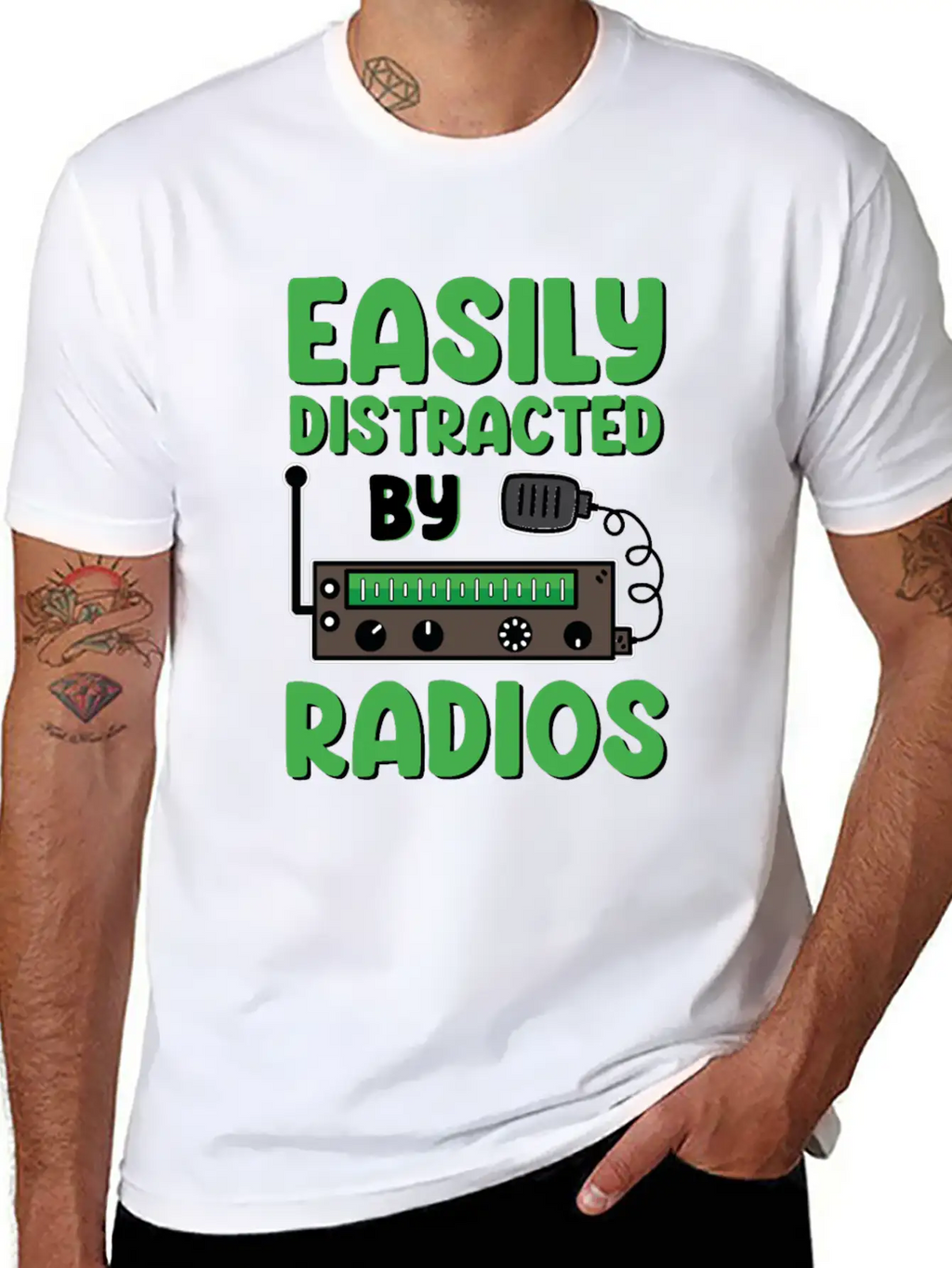 Ham Radio Operator Amateur Radio Morse CB Ham Unisex Casual T-Shirt – Clean Design For Daily Comfort