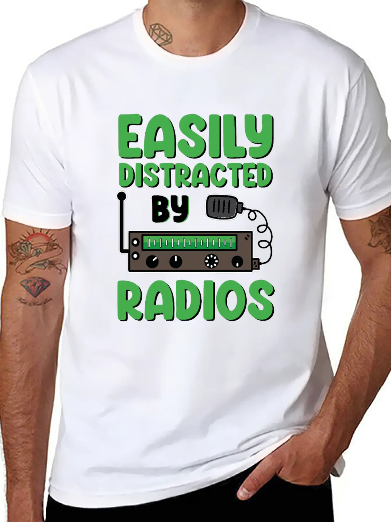 Ham Radio Operator Amateur Radio Morse CB Ham Unisex Casual T-Shirt – Clean Design For Daily Comfort