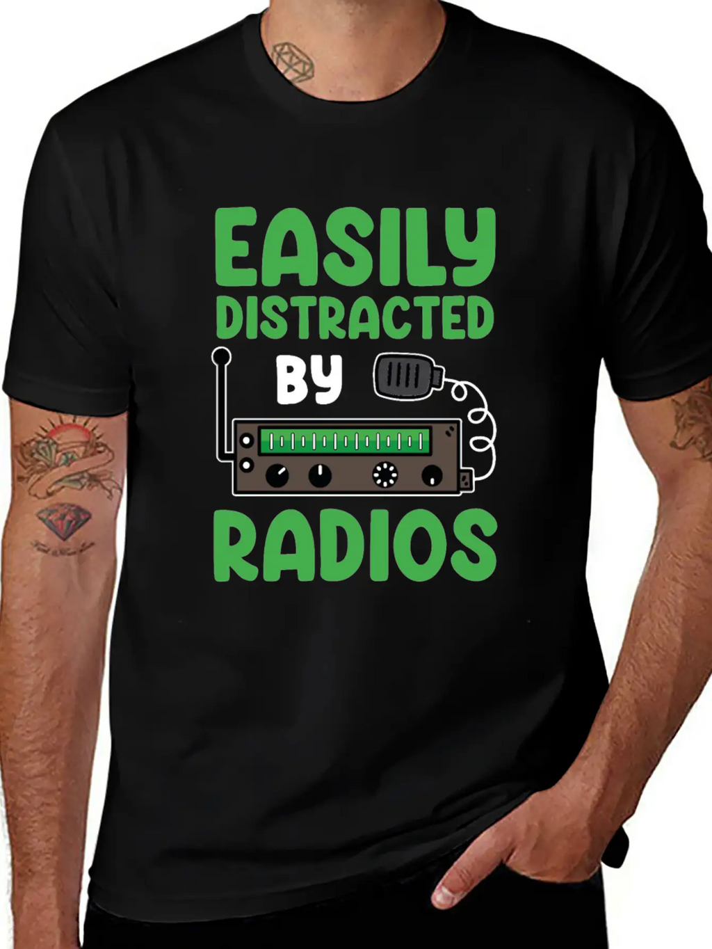 Ham Radio Operator Amateur Radio Morse Ham Radio Breathable Soft Cotton T-Shirt – Timeless Casual Look