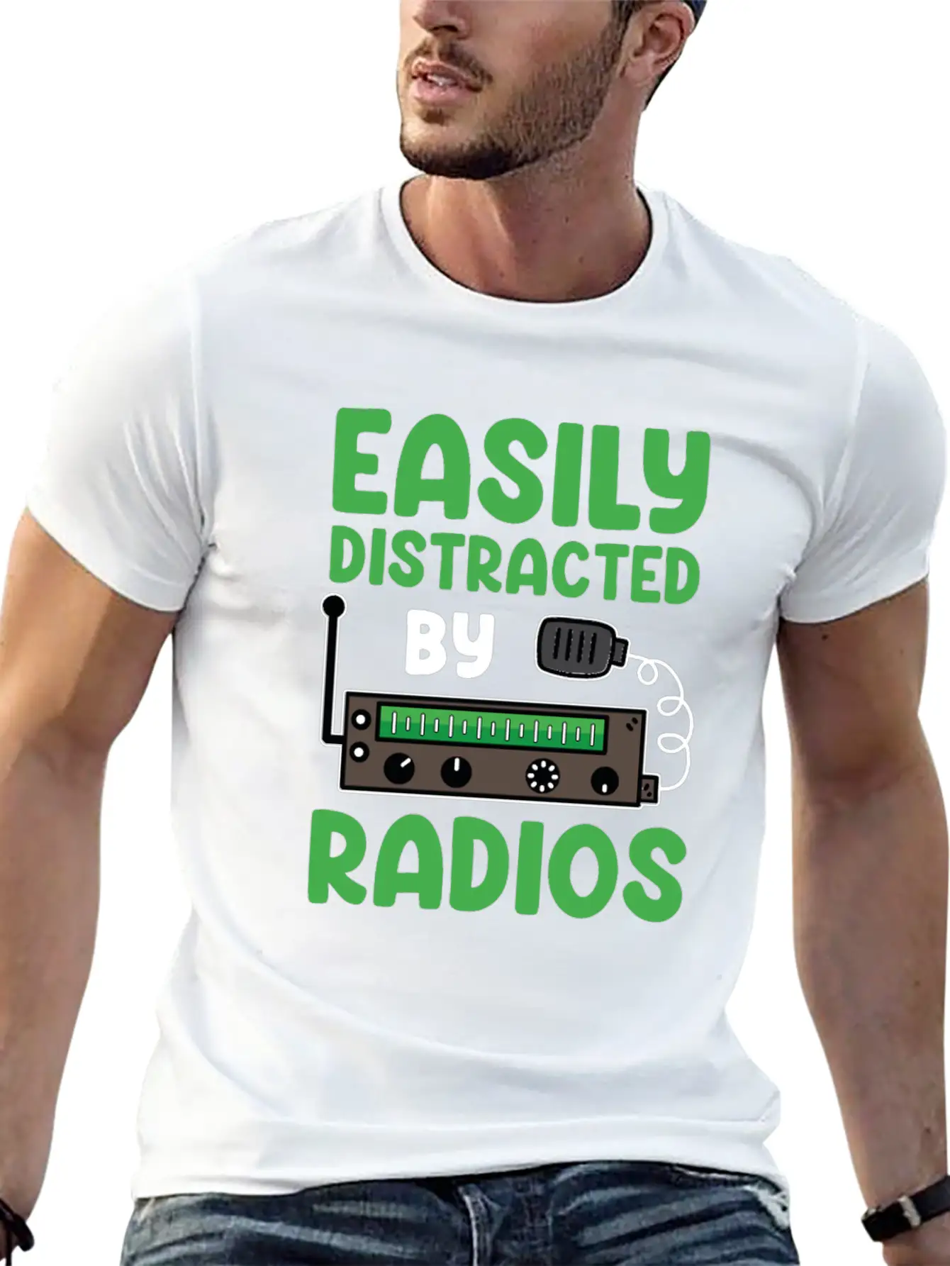Ham Radio Operator Amateur Radio Morse Ham Radio Breathable Soft Cotton T-Shirt – Timeless Casual Look