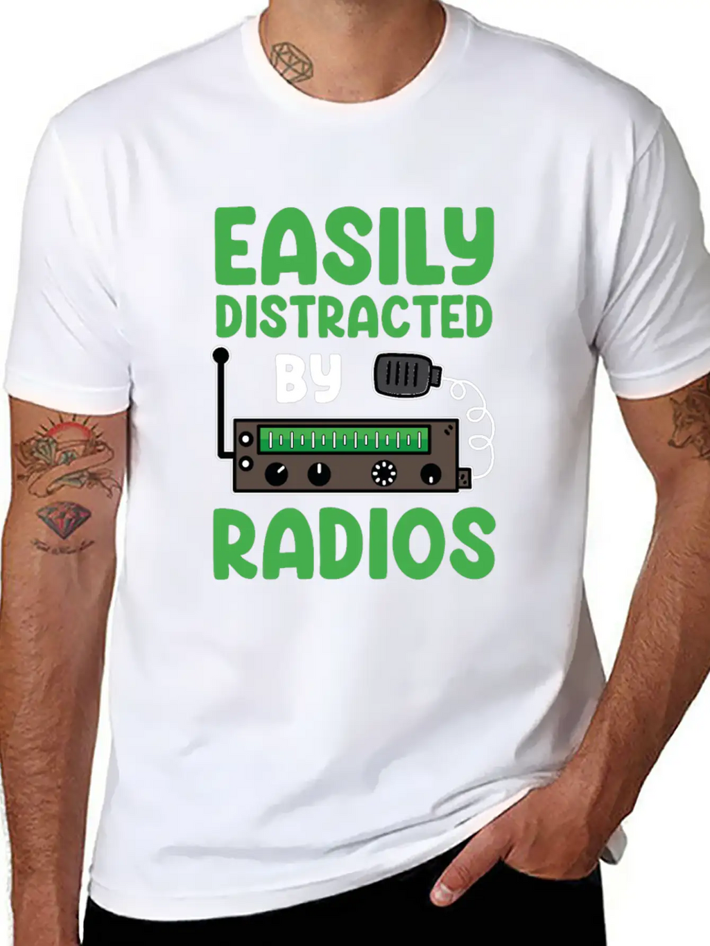 Ham Radio Operator Amateur Radio Morse Ham Radio Breathable Soft Cotton T-Shirt – Timeless Casual Look