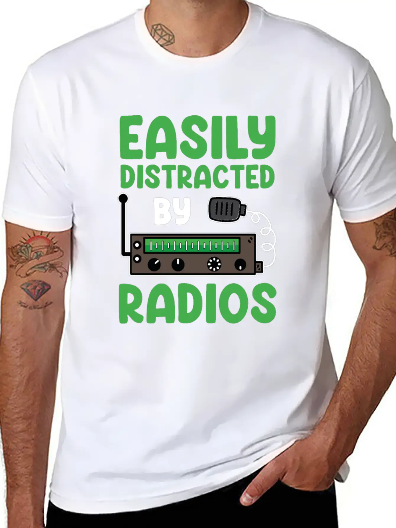 Ham Radio Operator Amateur Radio Morse Ham Radio Breathable Soft Cotton T-Shirt – Timeless Casual Look