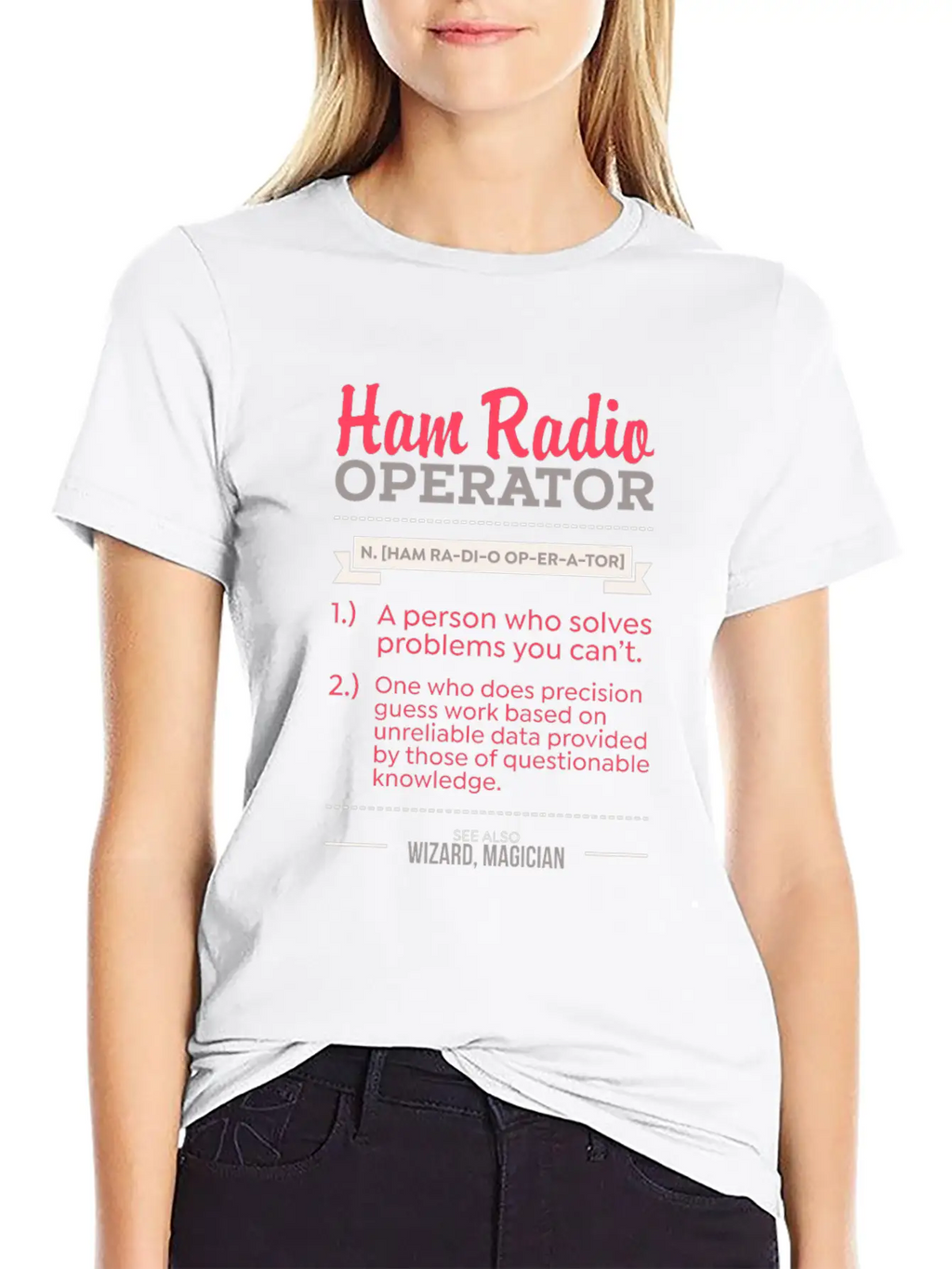 Ham Radio Operator - Gift Unisex Casual T-Shirt – Clean Design For Daily Comfort