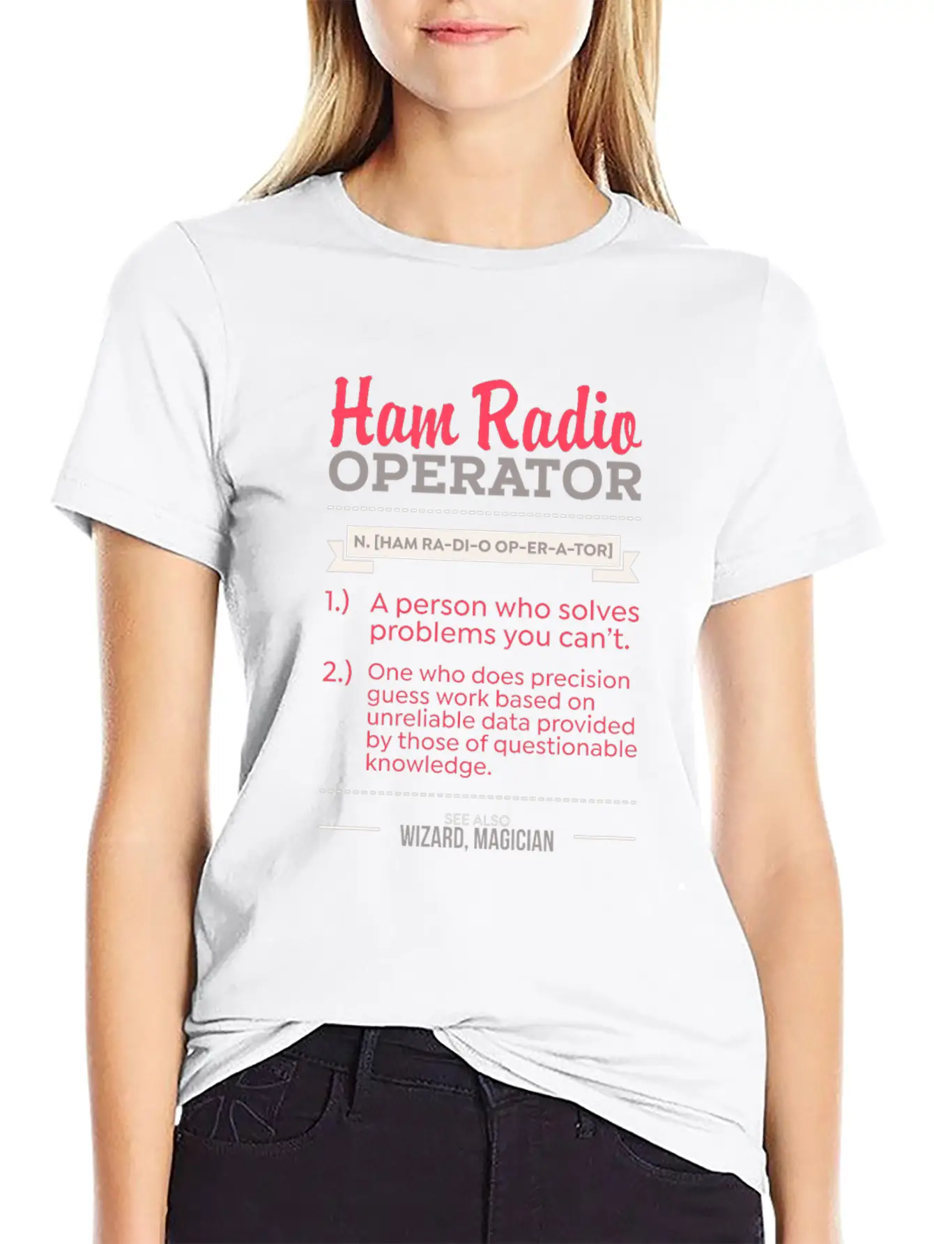 Ham Radio Operator - Gift Unisex Casual T-Shirt – Clean Design For Daily Comfort