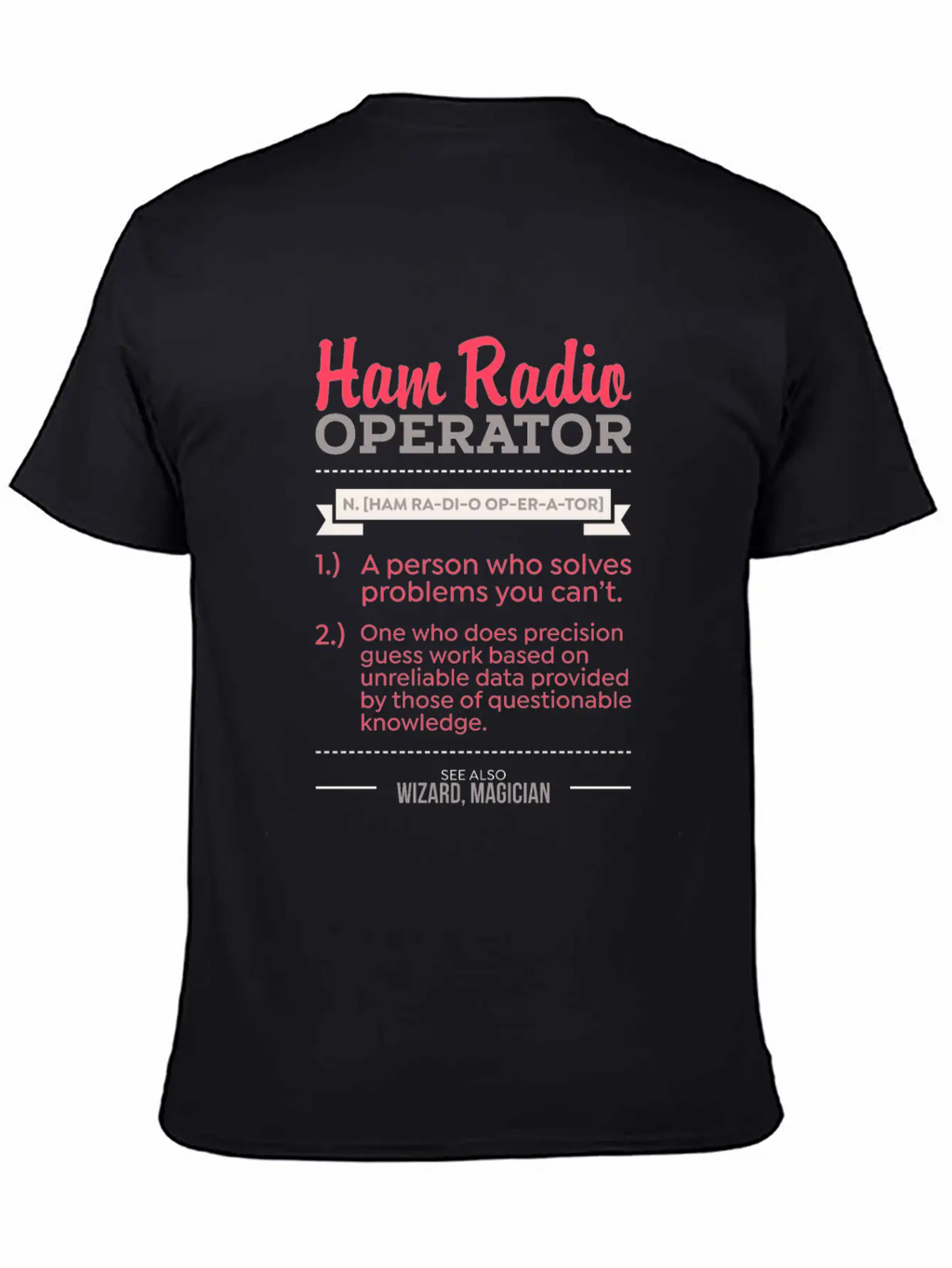 Ham Radio Operator - Gift Unisex Casual T-Shirt – Clean Design For Daily Comfort
