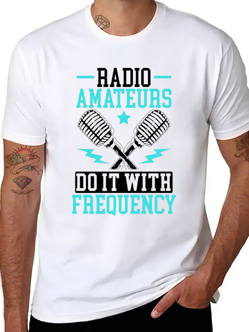 Ham Radio Operator Morse Code Radioactivity Essential Cotton Tee For Daily Outfits – Unisex Style
